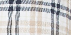 Long-Sleeve Button-Down Plaid Flannel