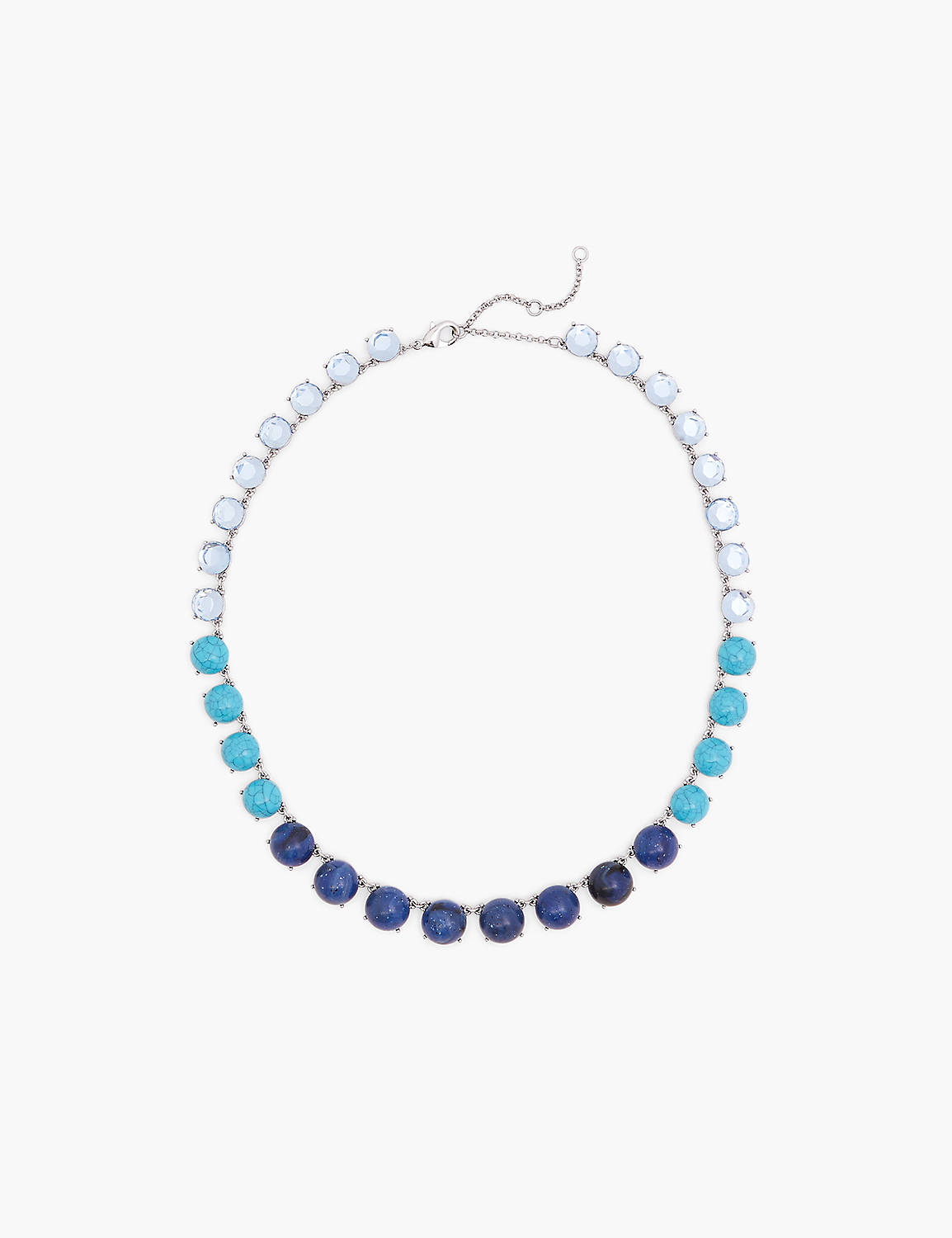 Blue Stone Single Row Necklace Product Image 1