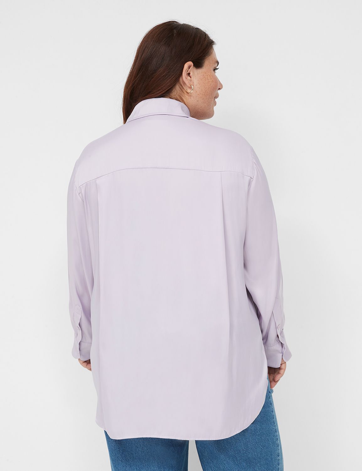 Classic Long Sleeve Button Down Boy | LaneBryant