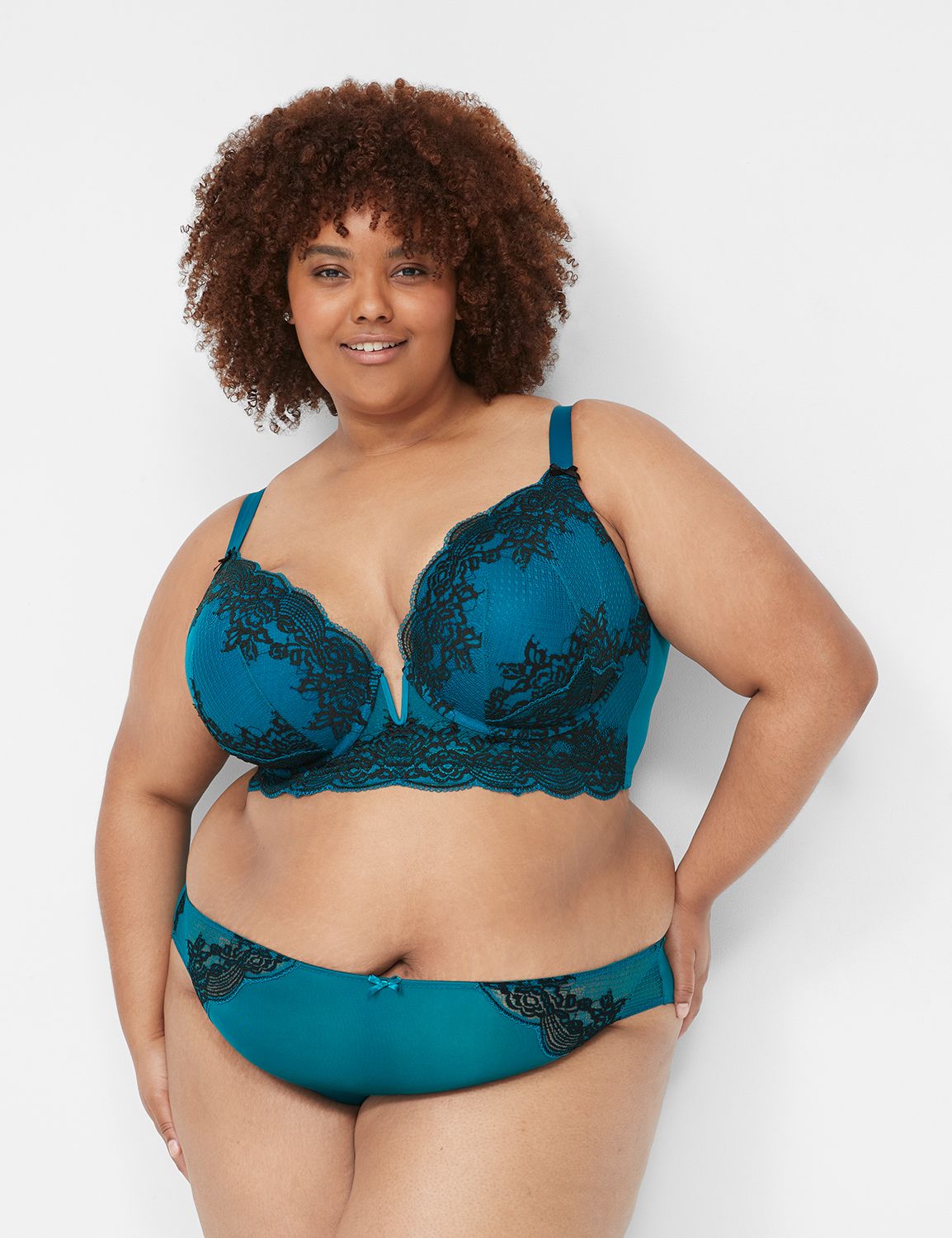 V-Wire Longline Boost Plunge Bra