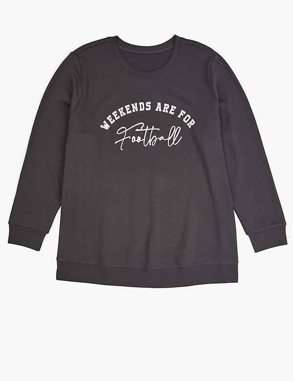 Weekends Are For Football Graphic Sweatshirt