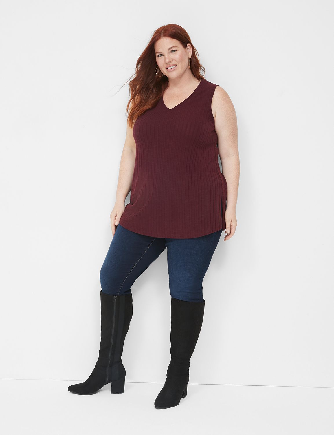 GITANE T25506 V-NECK TUNIC TOP 3 COLOURS main image 0