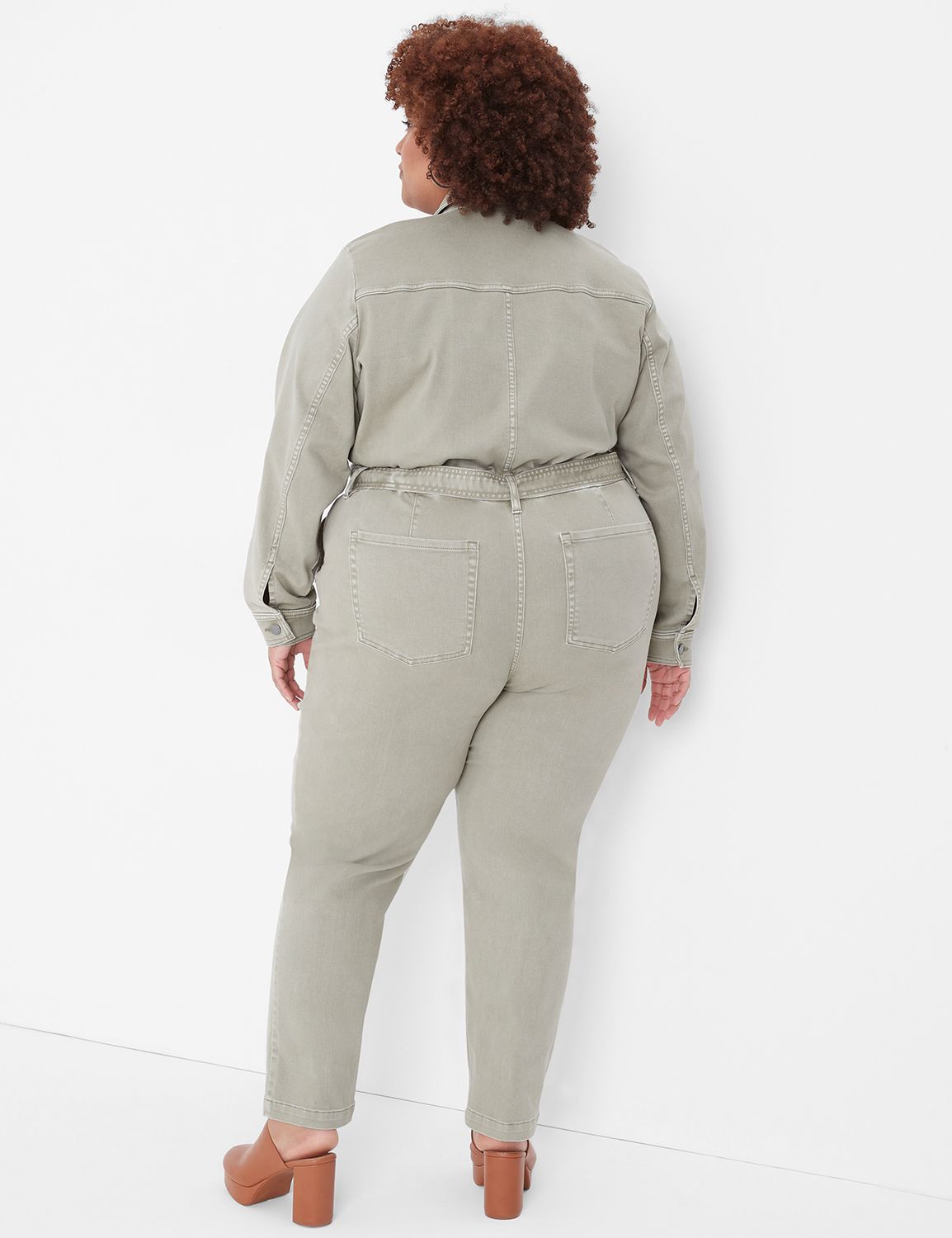 DENIM JUMPSUIT - STRAIGHT LEG - OLI Product Image 2