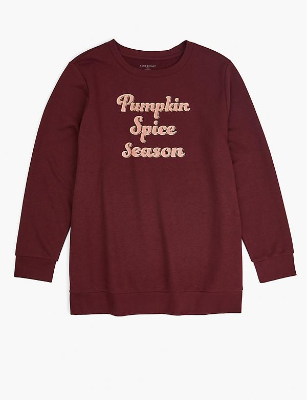Pumpkin Spice Season Graphic Sweatshirt