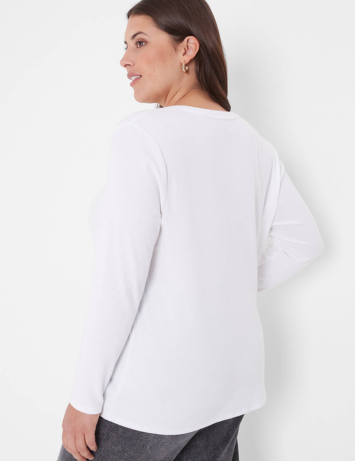 Classic LS V Neck Tee 1138413 Copy Product Image 2