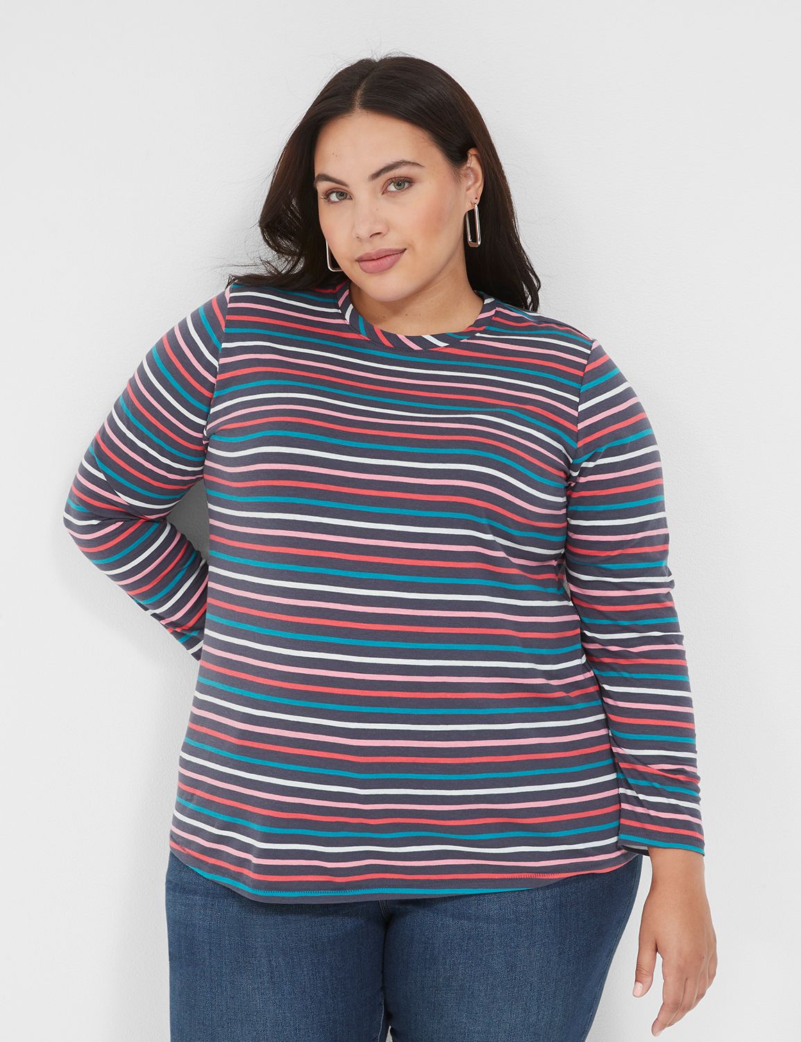 Classic Long Sleeve Crew Neck Tee S Product Image 1