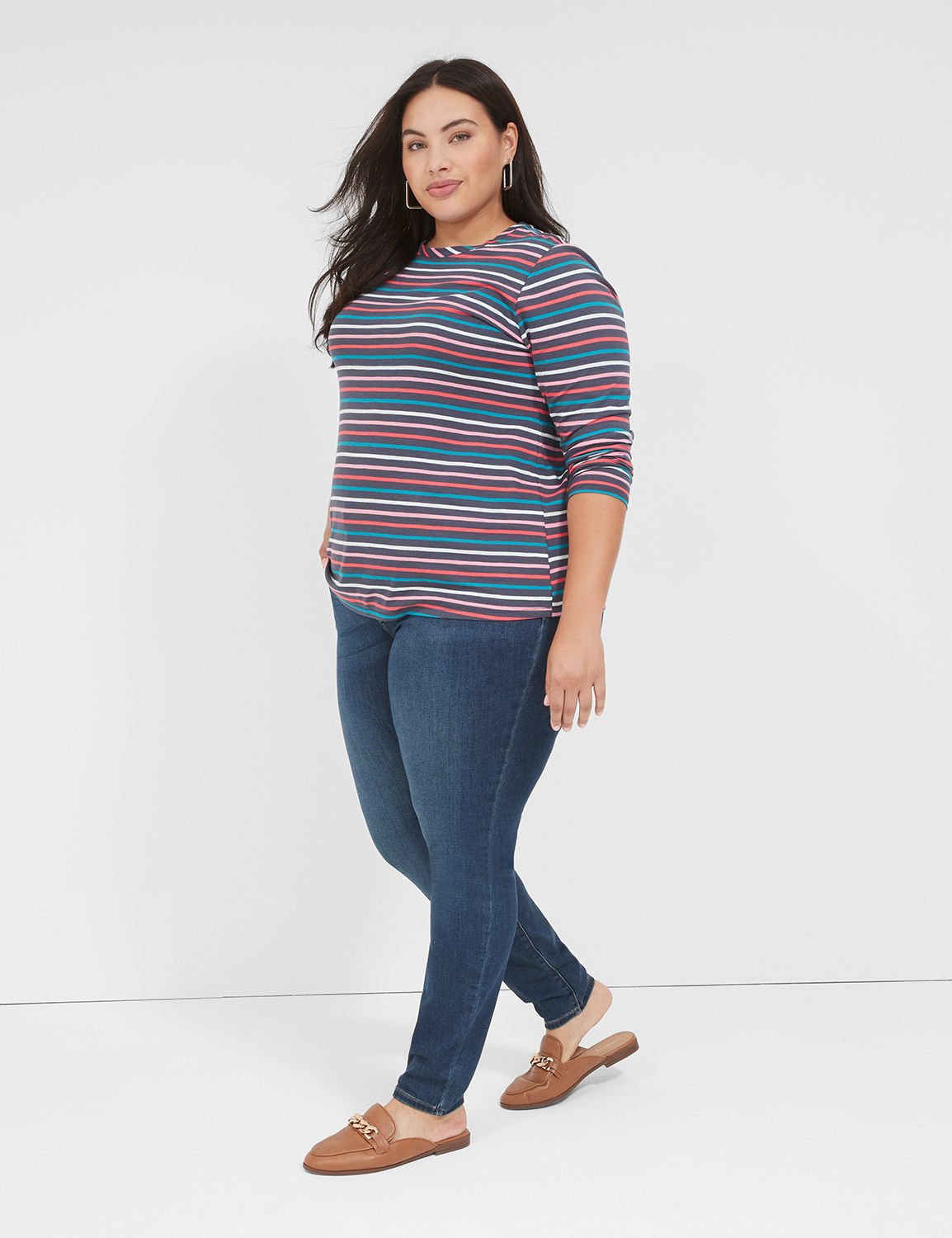 Classic Long Sleeve Crew Neck Tee S Product Image 3