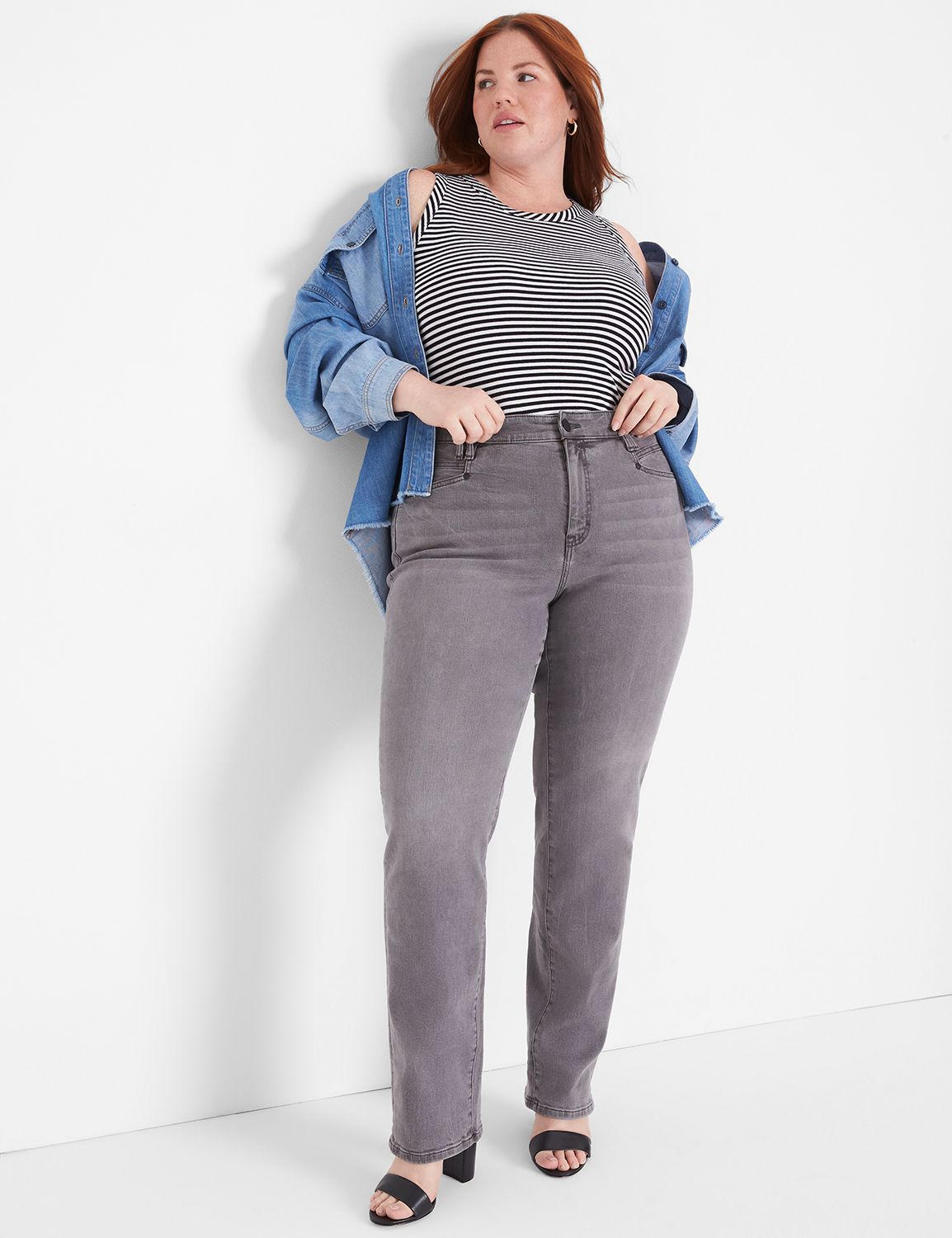 Cora High Neck Ribbed Tank main image 1