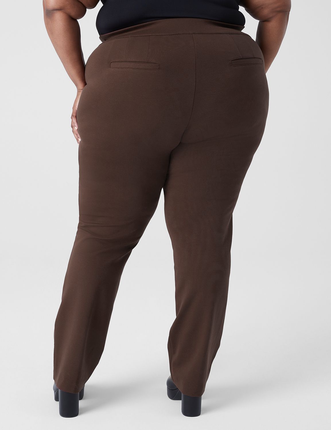 Shop Solid Ponte Jeggings with Two-Zippered Pockets Online