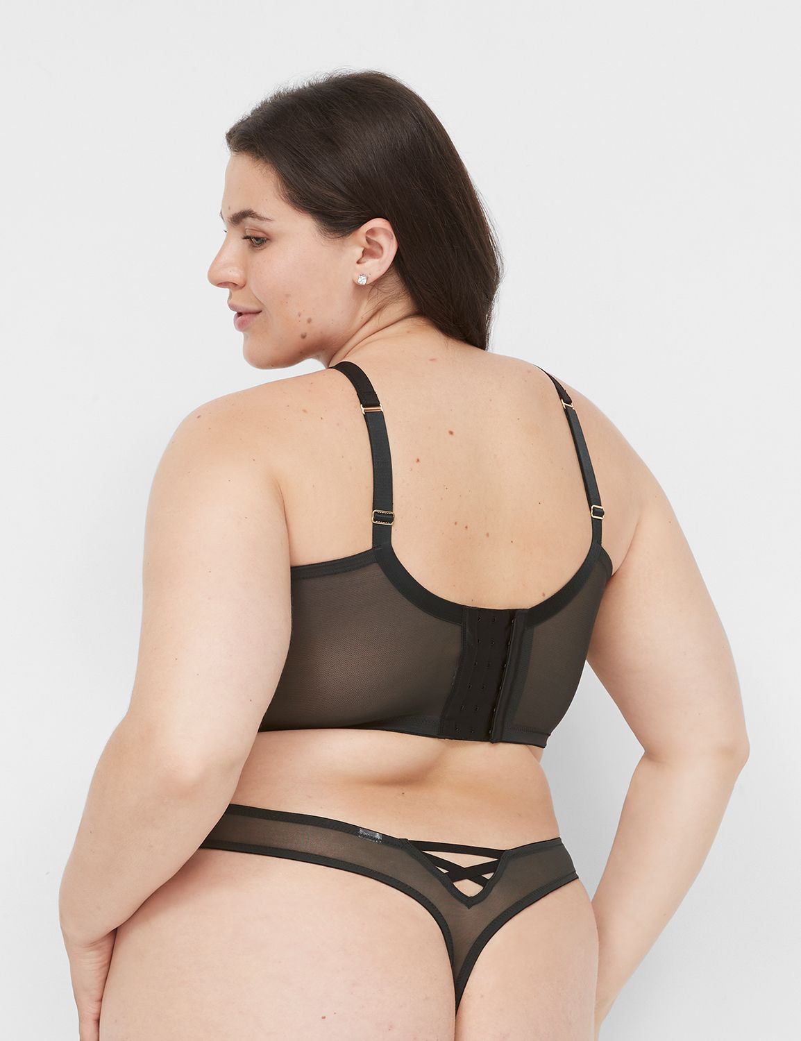 V-Wire French Balconette Bra