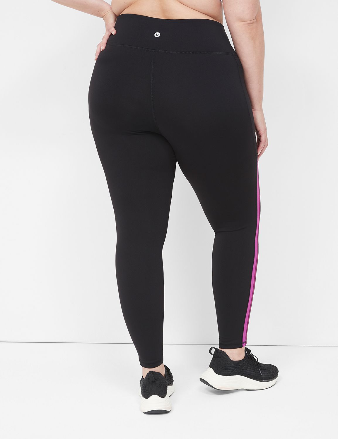 Lane Bryant Black High Rise Structured Compression Leggings Plus Size 28