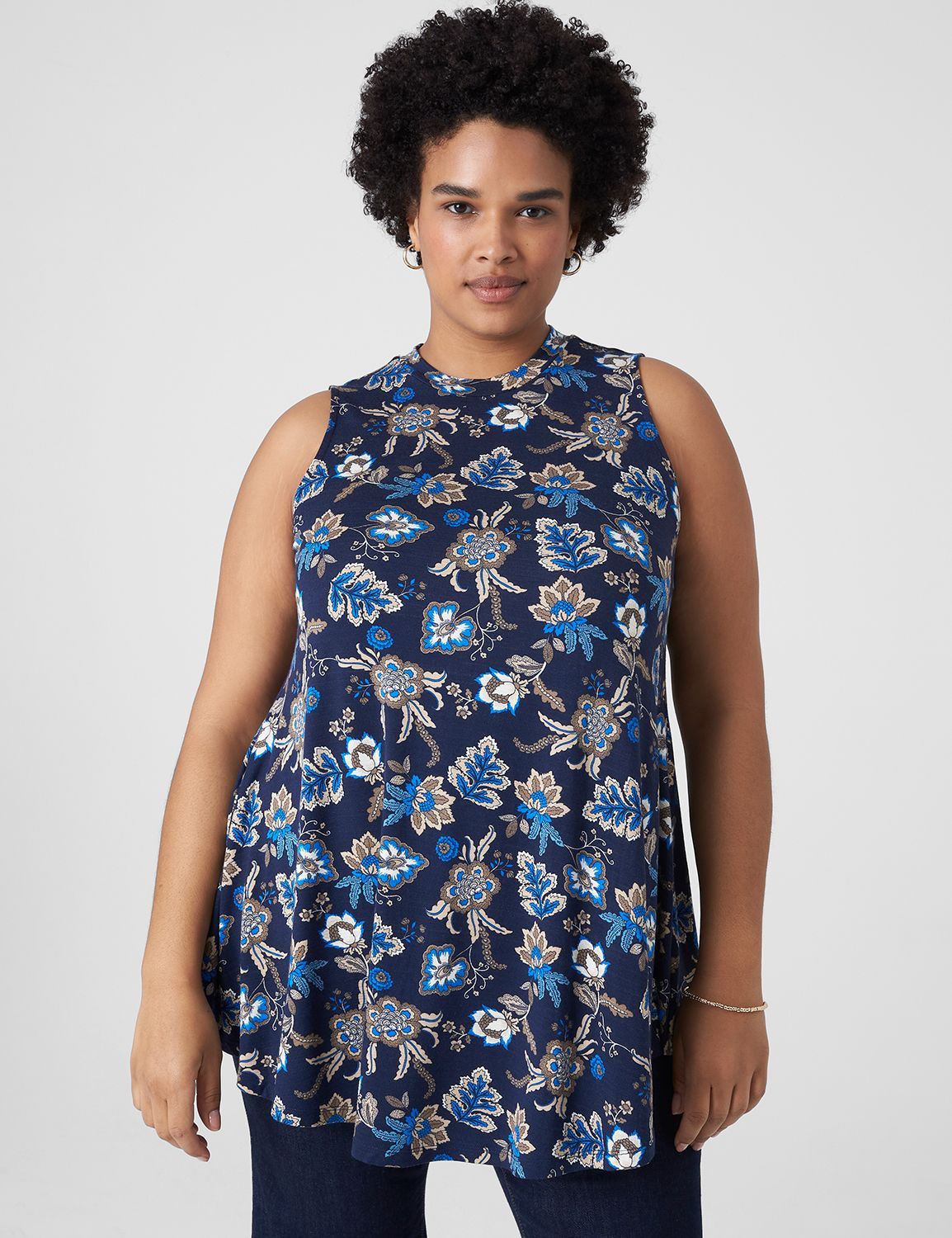 Sleeveless High Neck Extreme Swing LaneBryant