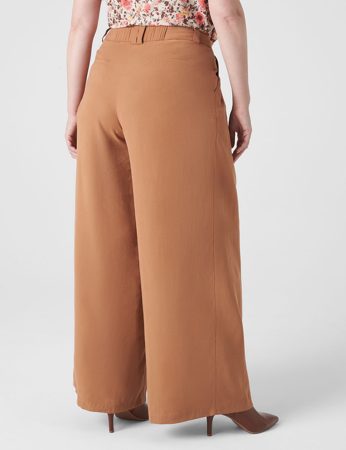 Pleated Wide Leg Pant | LaneBryant