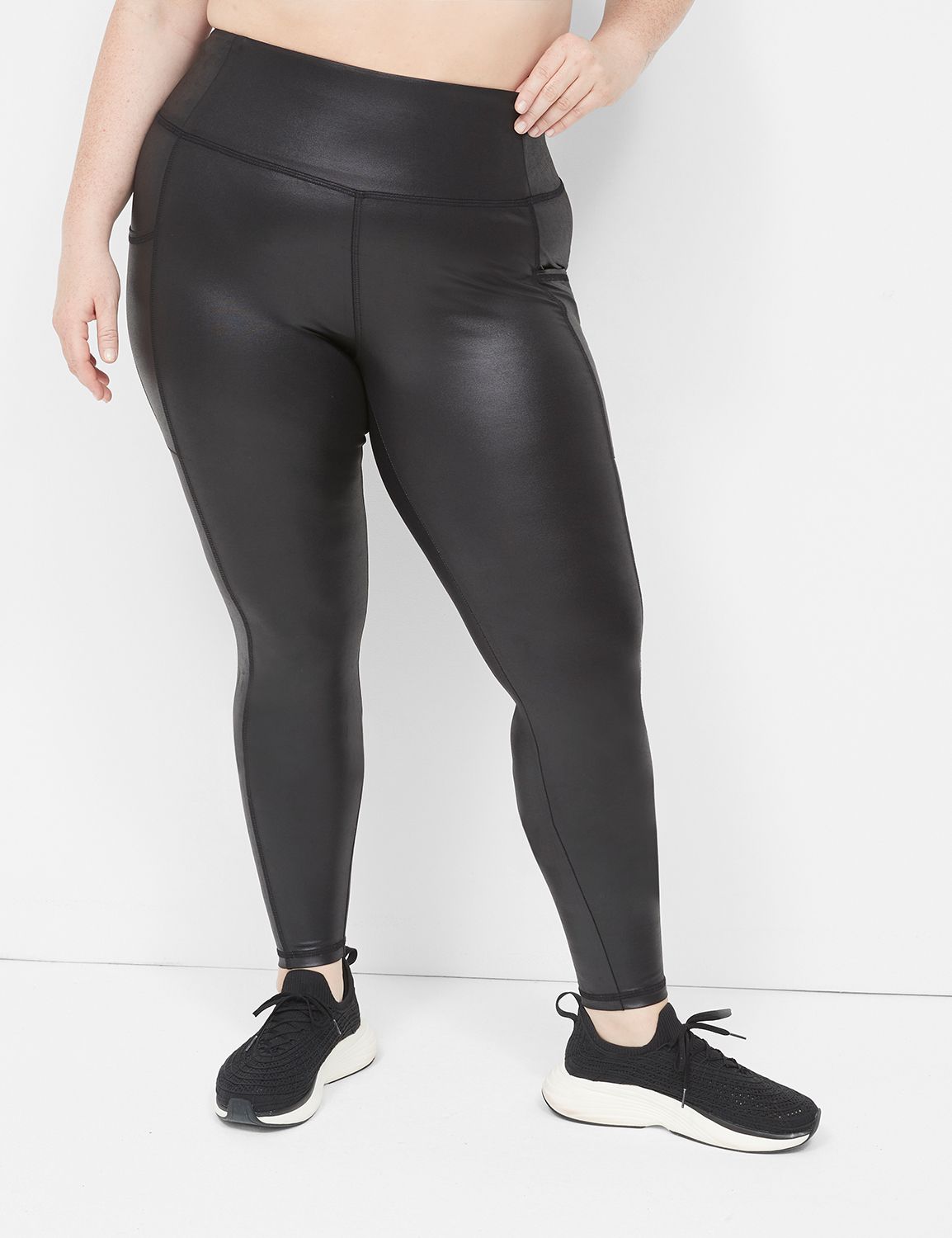 Lane bryant best sale leather leggings