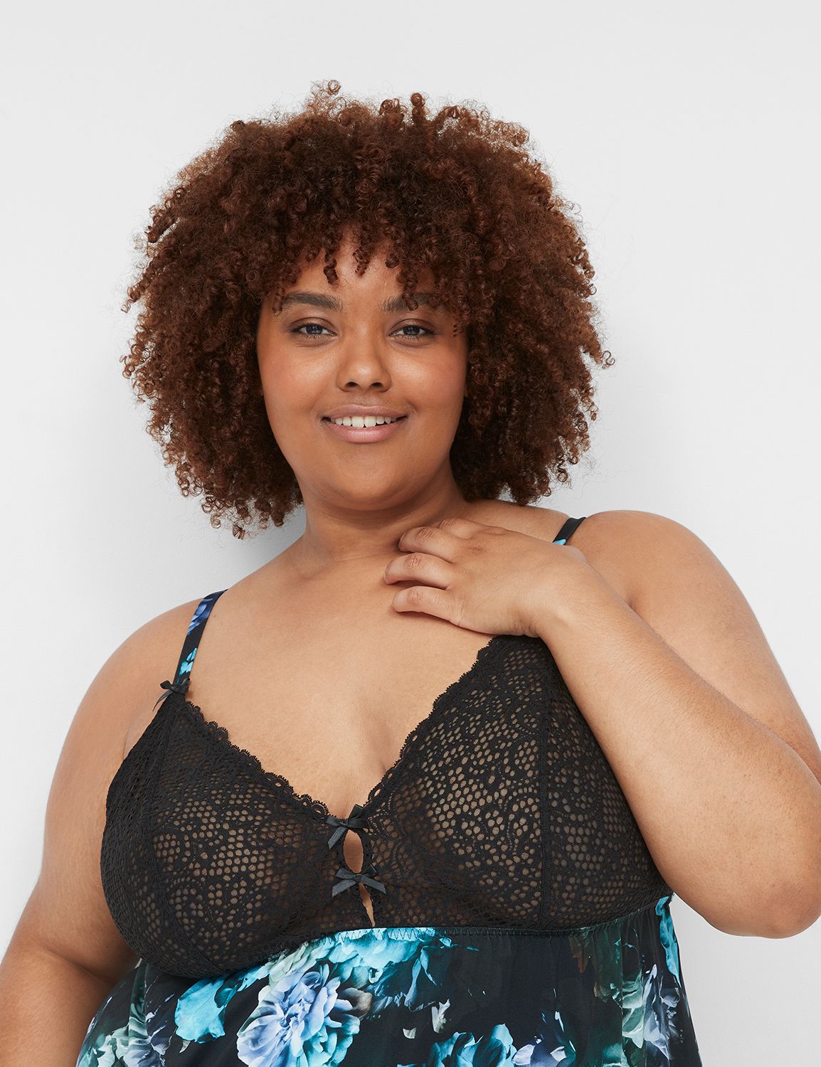 Plus size shop lace cami