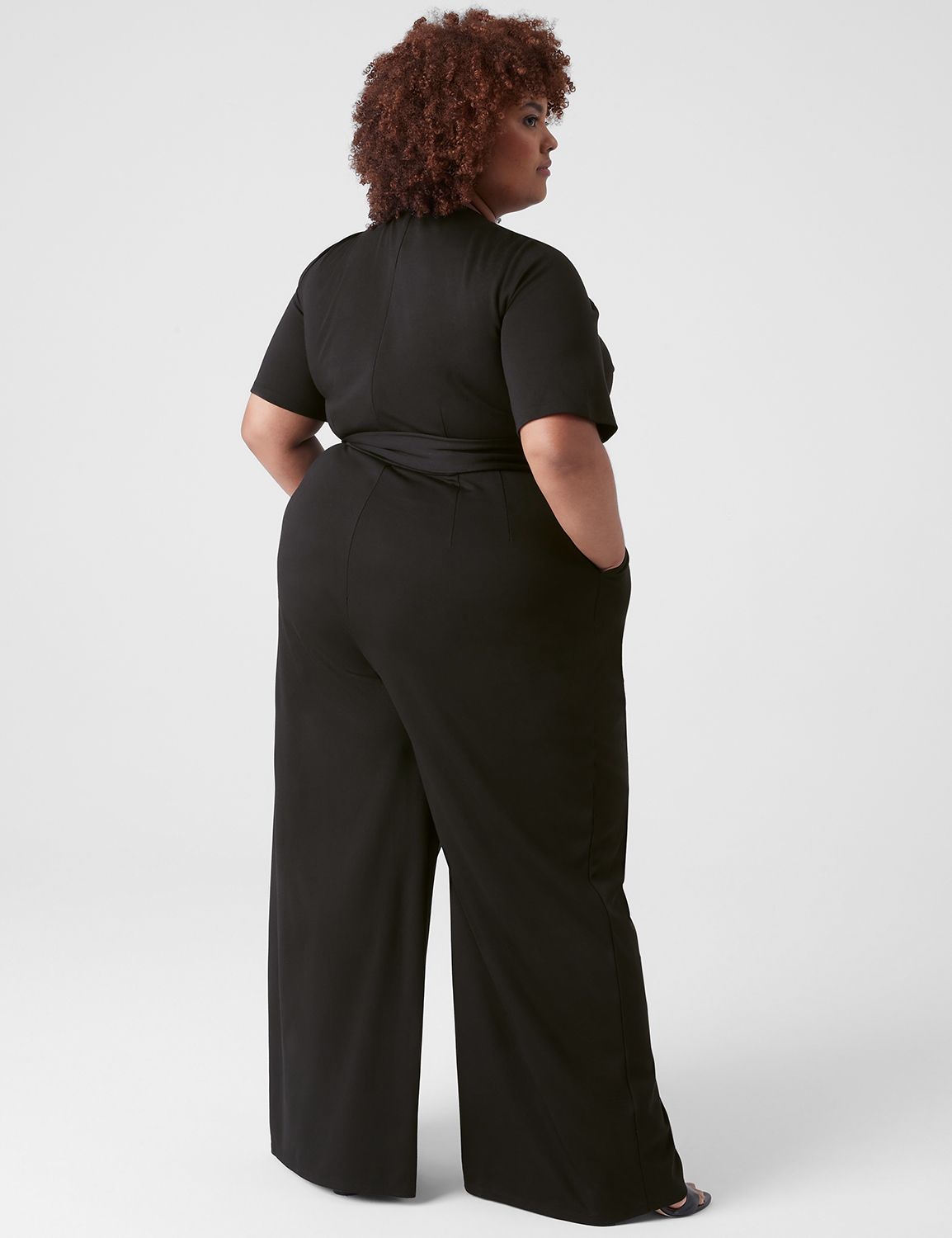 Lane bryant black romper online