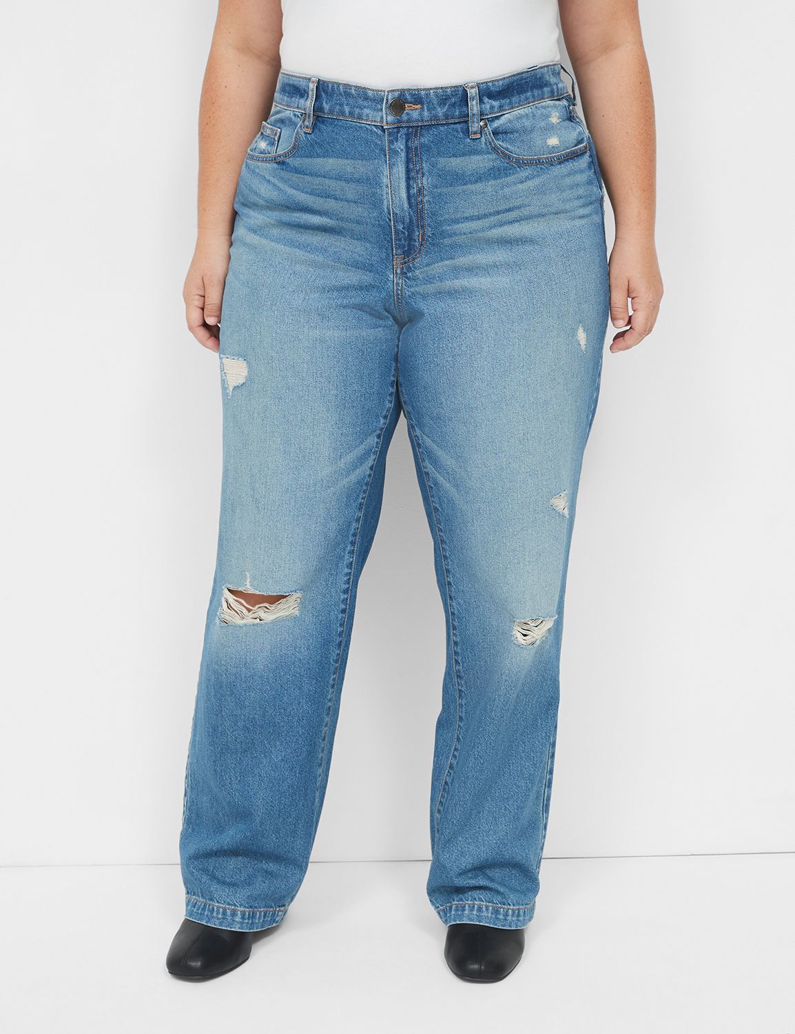 MID RISE RELAXED STRAIGHT- RIGID WI Product Image 1