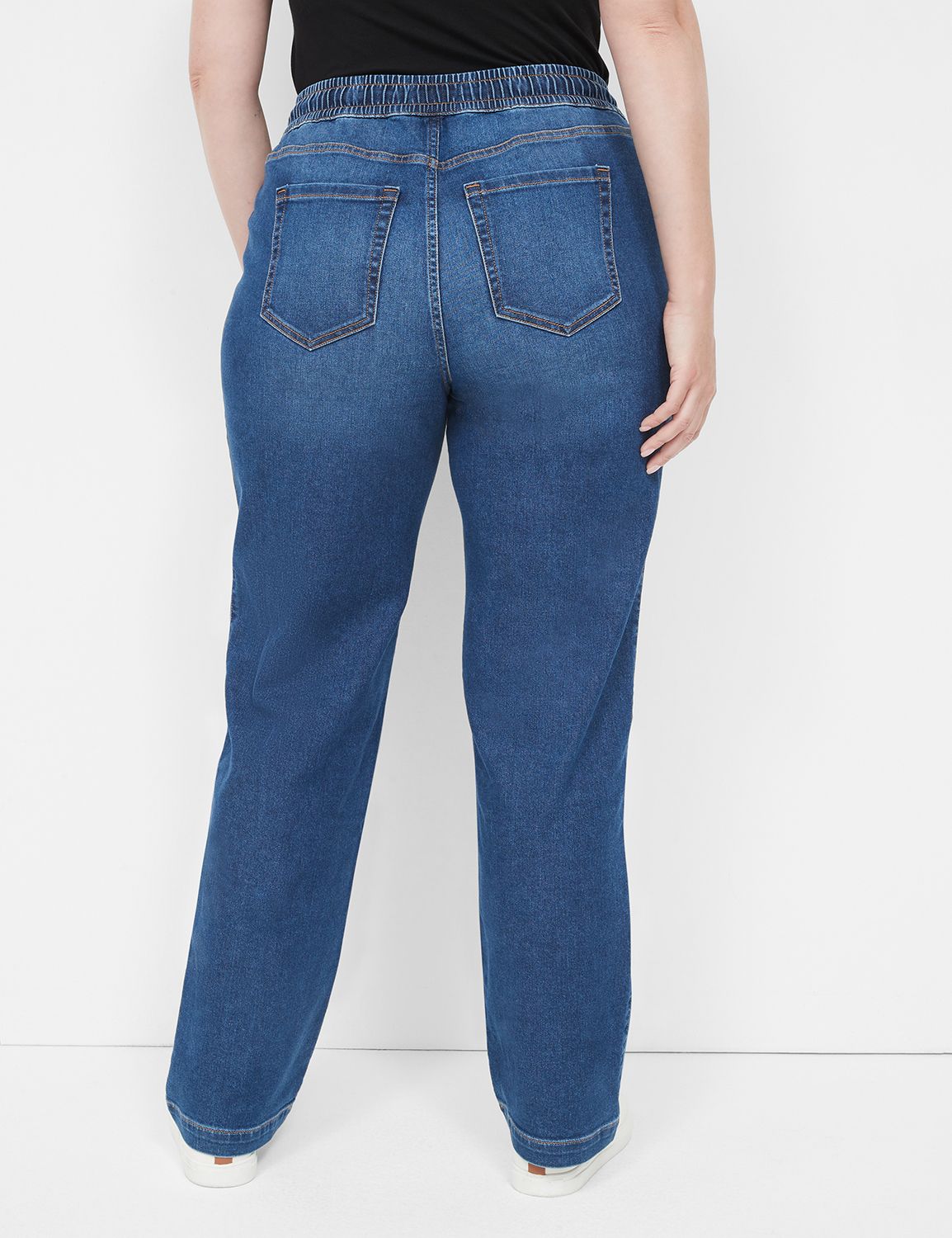 Pull-On Relaxed Straight Jean