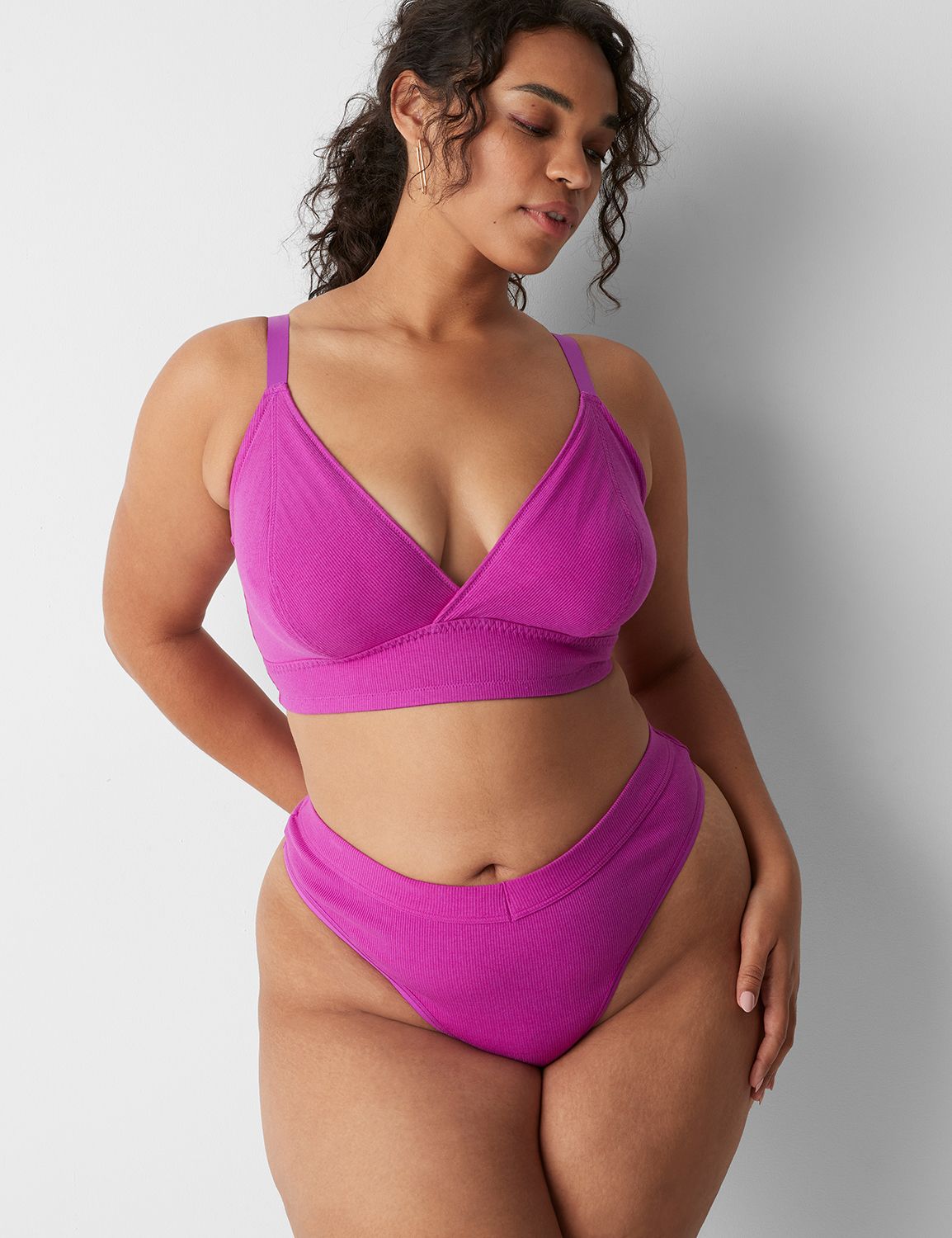 Rib Dipped Thong