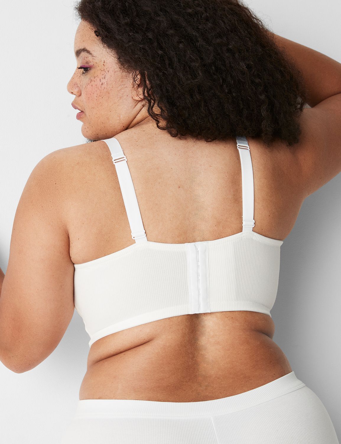Rib Triangle Longline Bra 1138465 F Product Image 2