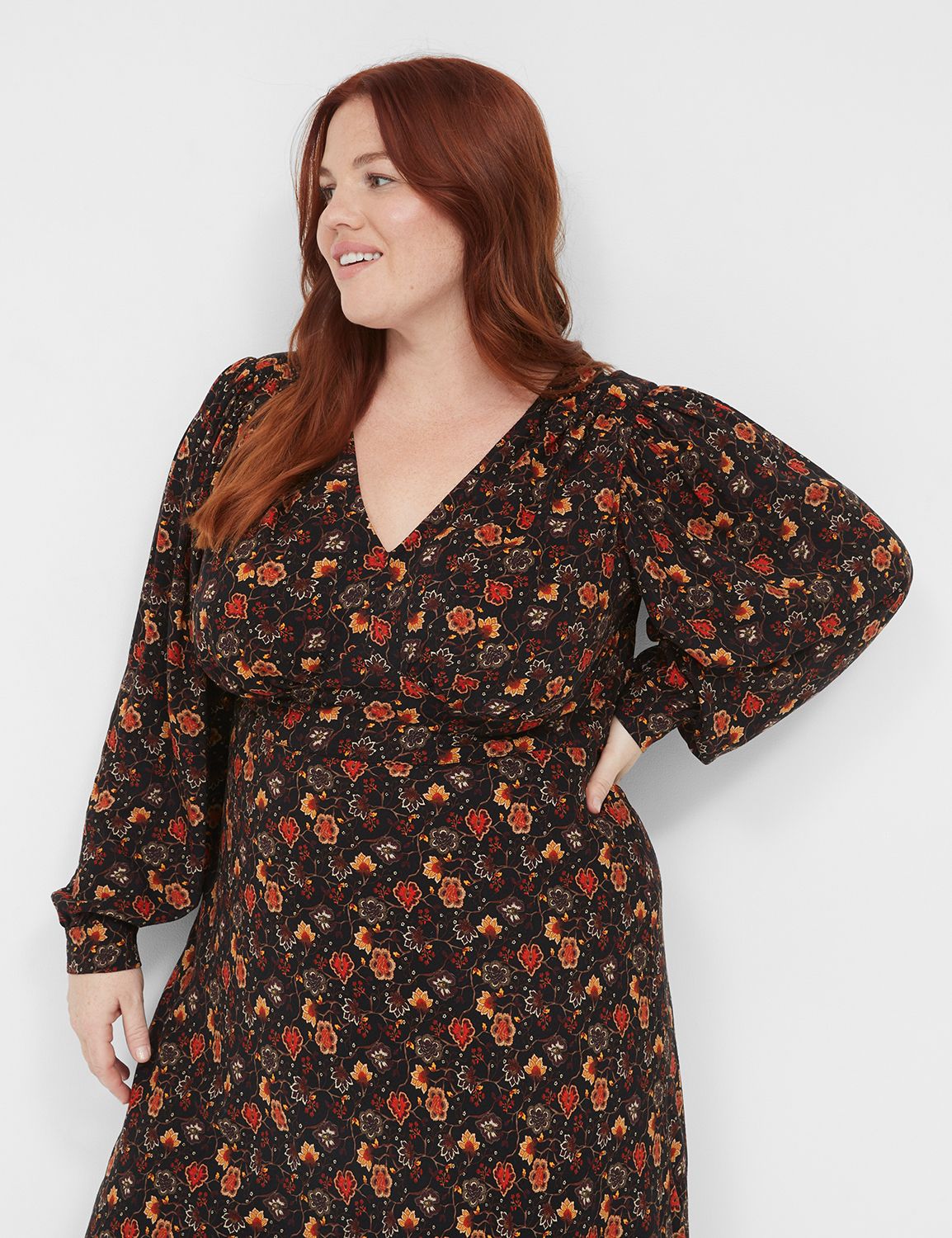 Lane bryant cheap floral dress