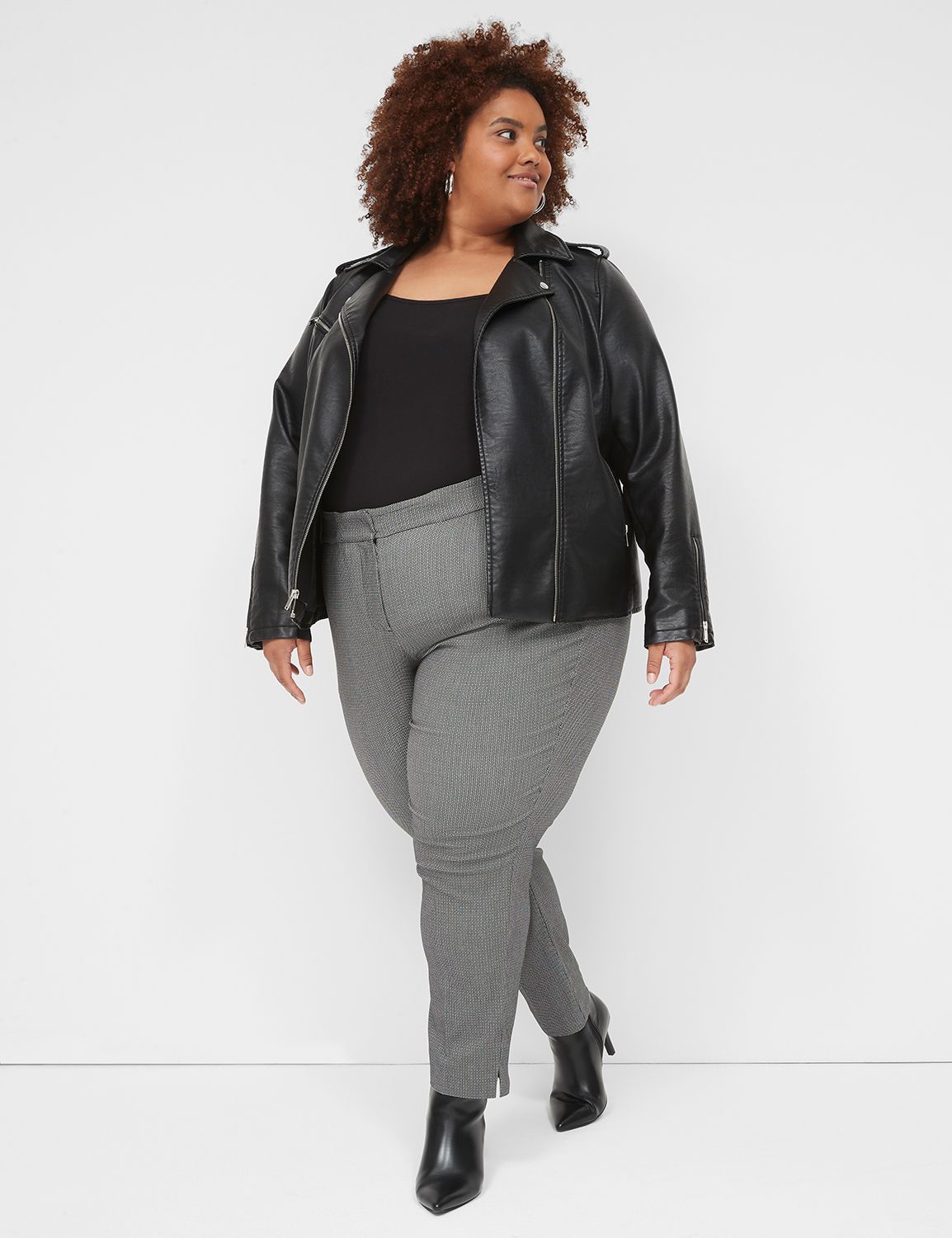 Lane bryant leather clearance pants