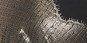 Foil Lace Lightly Lined V-Wire Plunge Bra