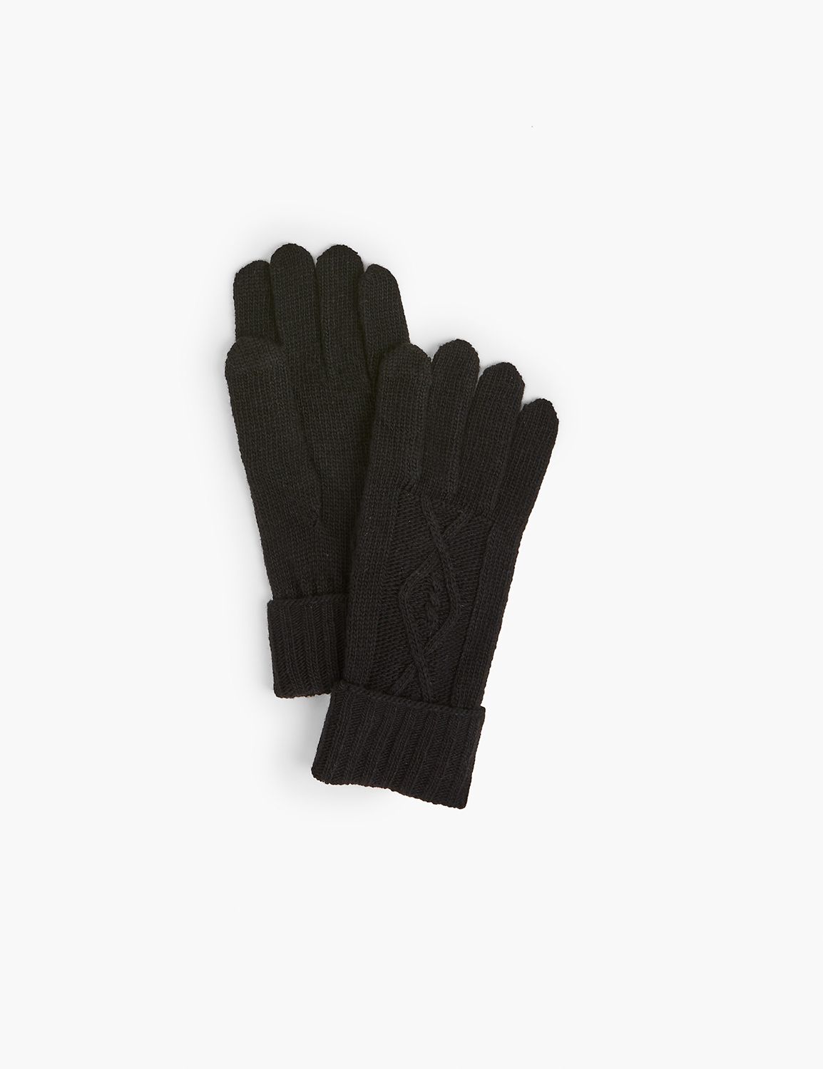 Black Marl Gloves | LaneBryant