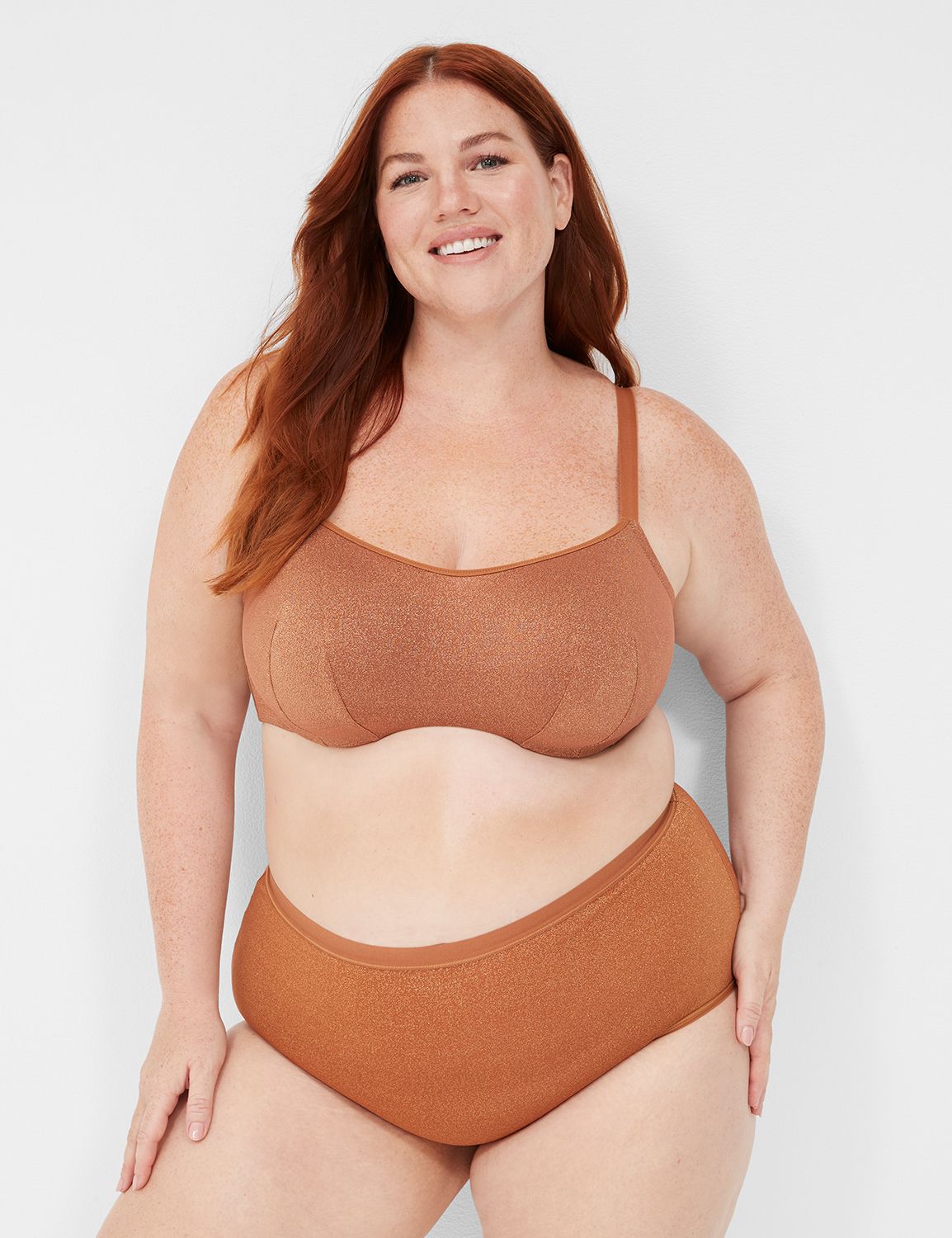Smooth LL Balconette Glitter Knit 1 Product Image 1