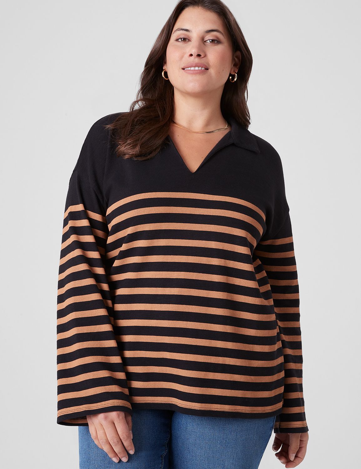 Deer Pattern Crew Neck Pullover Sweater Casual Long Sleeve - Mauritius - View #4