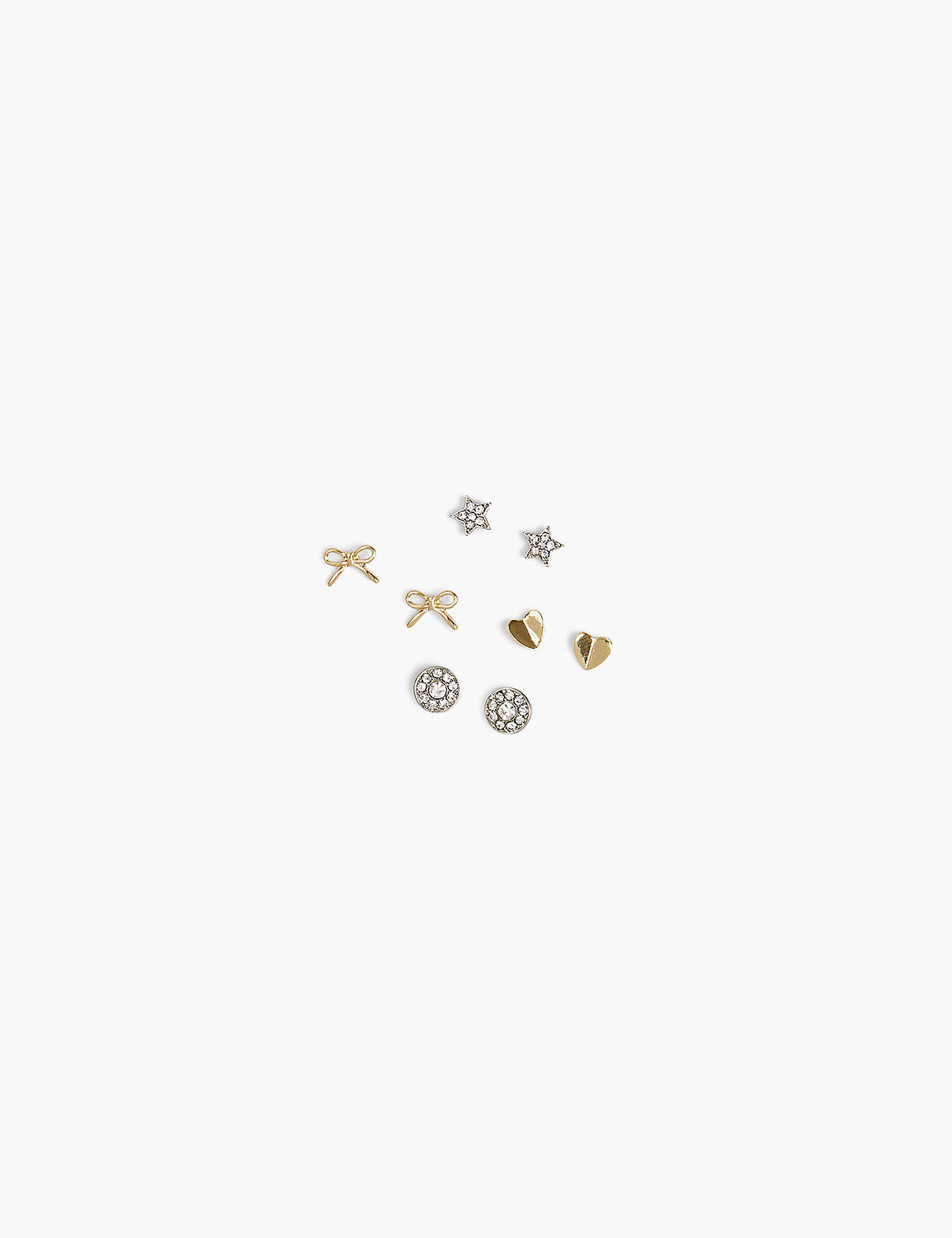 Mixed Icon Stud Earrings 4 Pack Product Image 1