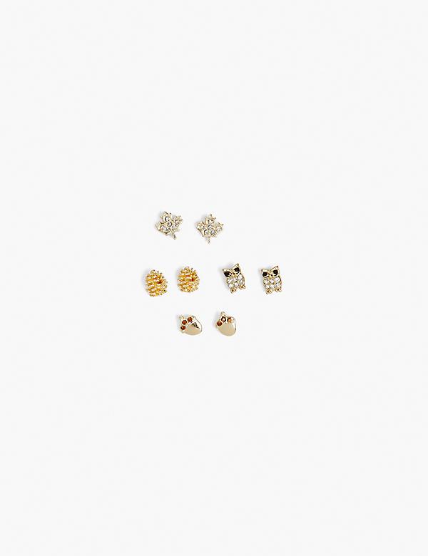 Pave Fall Earrings 4-Pack
