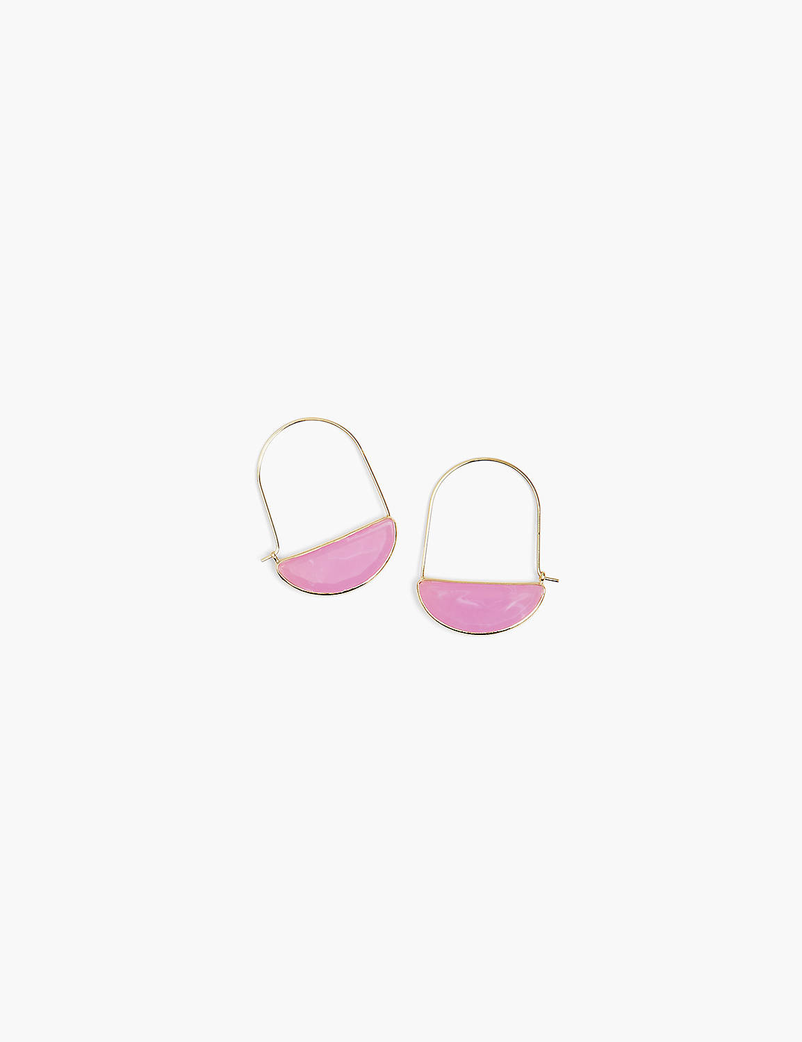 Crescent Pink Earrings Crescent Pink Earrings
