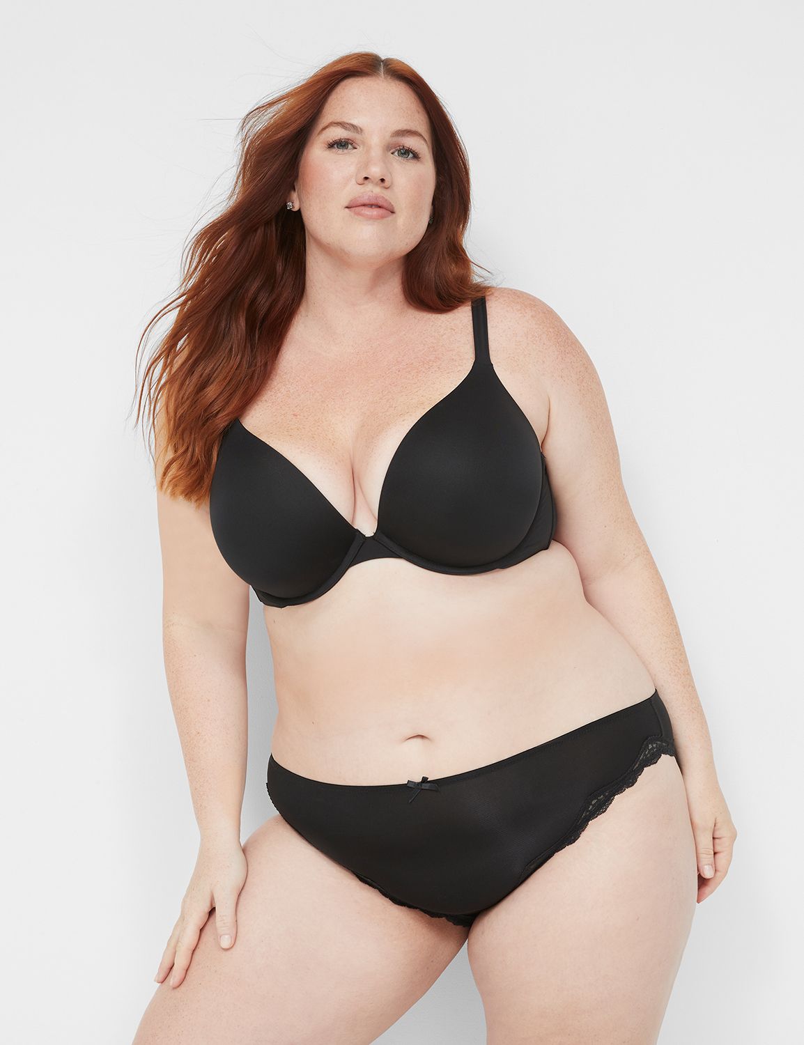 ES Lace Trim Bikini 1137025 LaneBryant