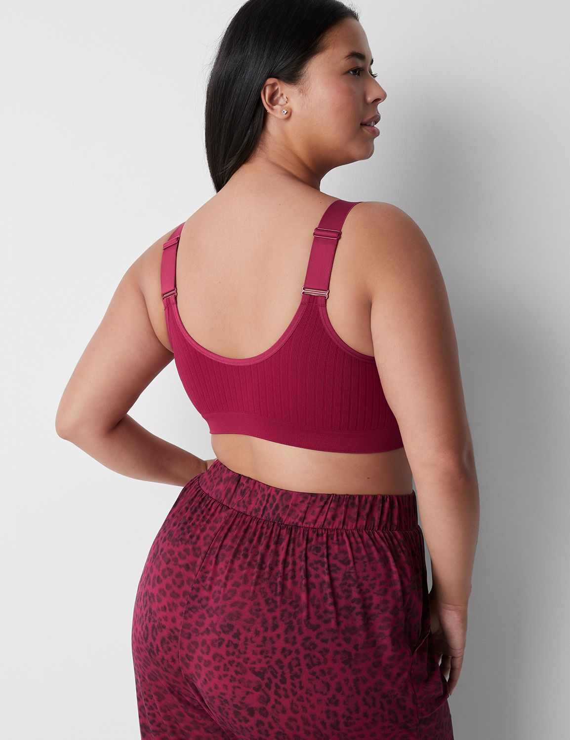Seamless Flat Rib Scoop Bralette 11 Product Image 2