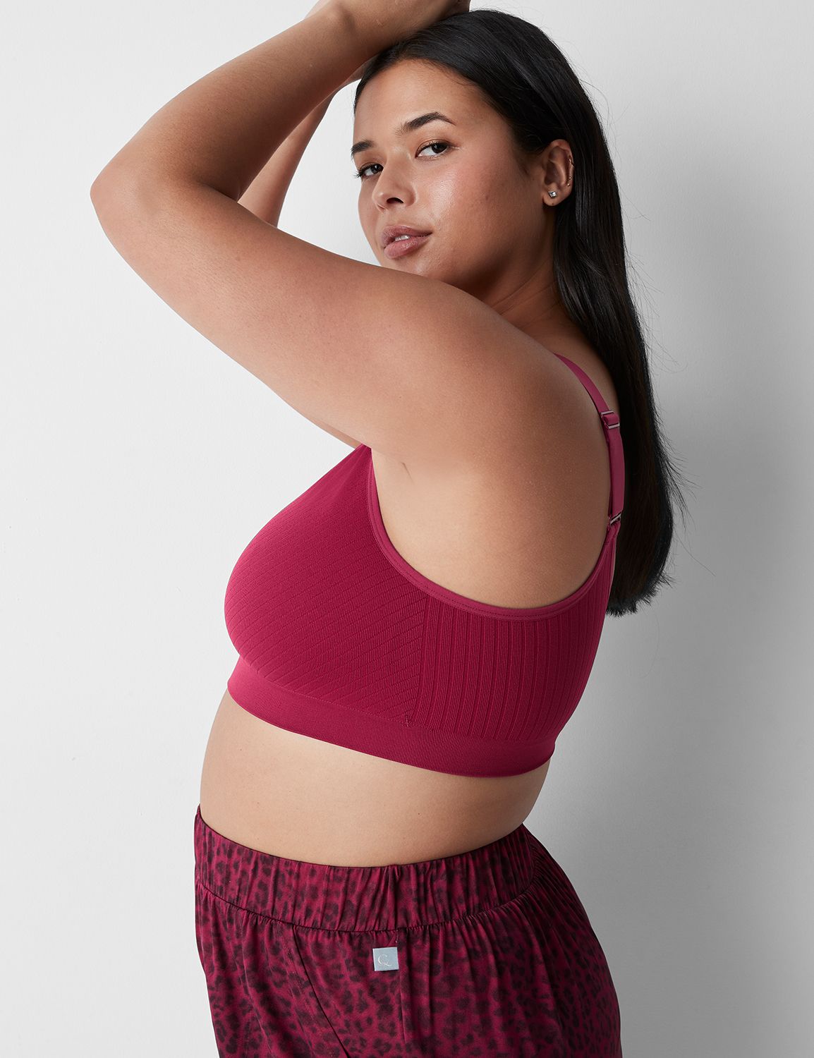 Seamless Flat Rib Scoop Bralette 11 Product Image 3