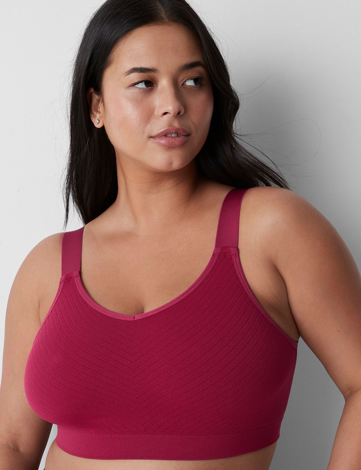 Seamless Flat Rib Scoop Bralette 11 Product Image 4