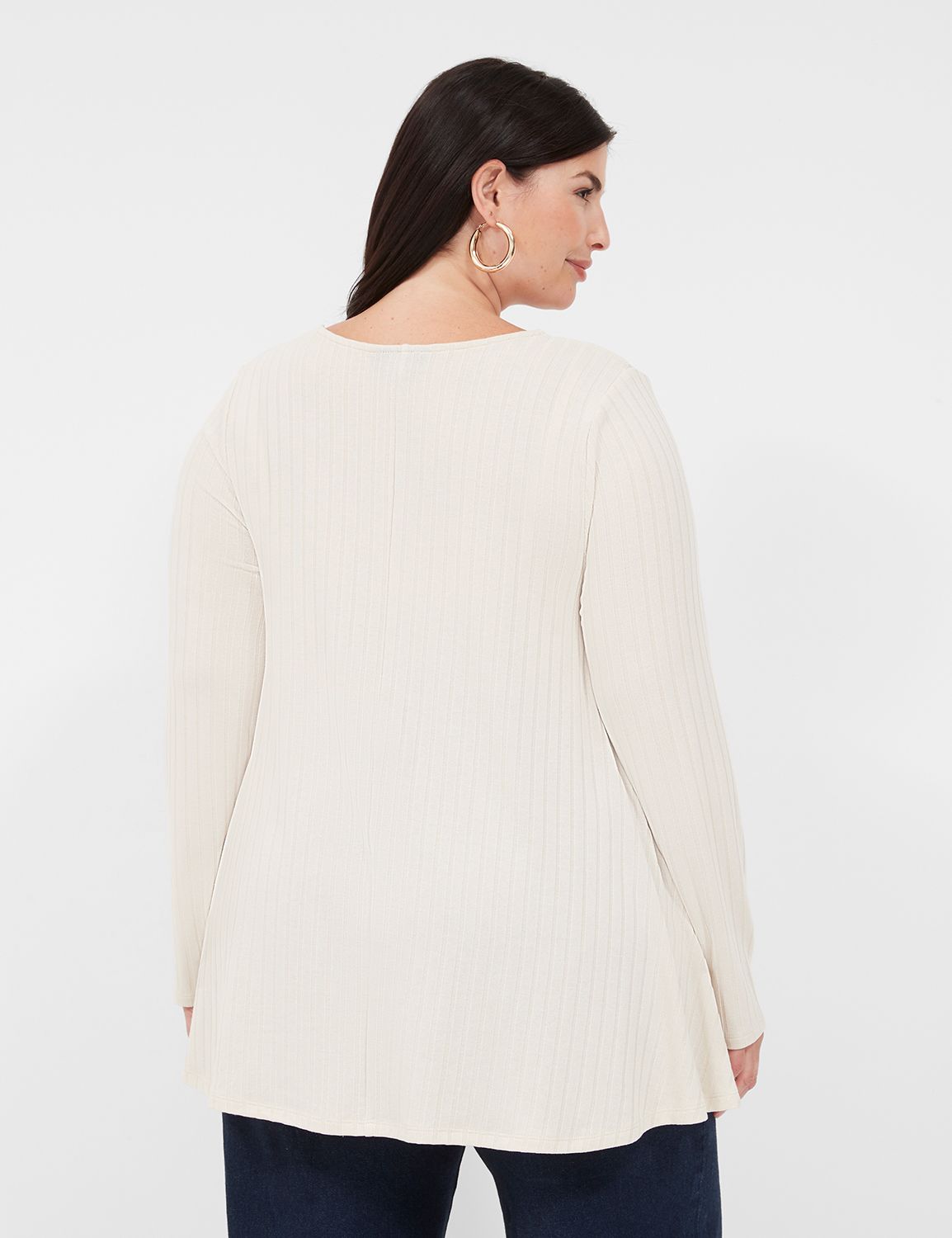 Swing Long Sleeve Crew Neck Gold Lu Product Image 2