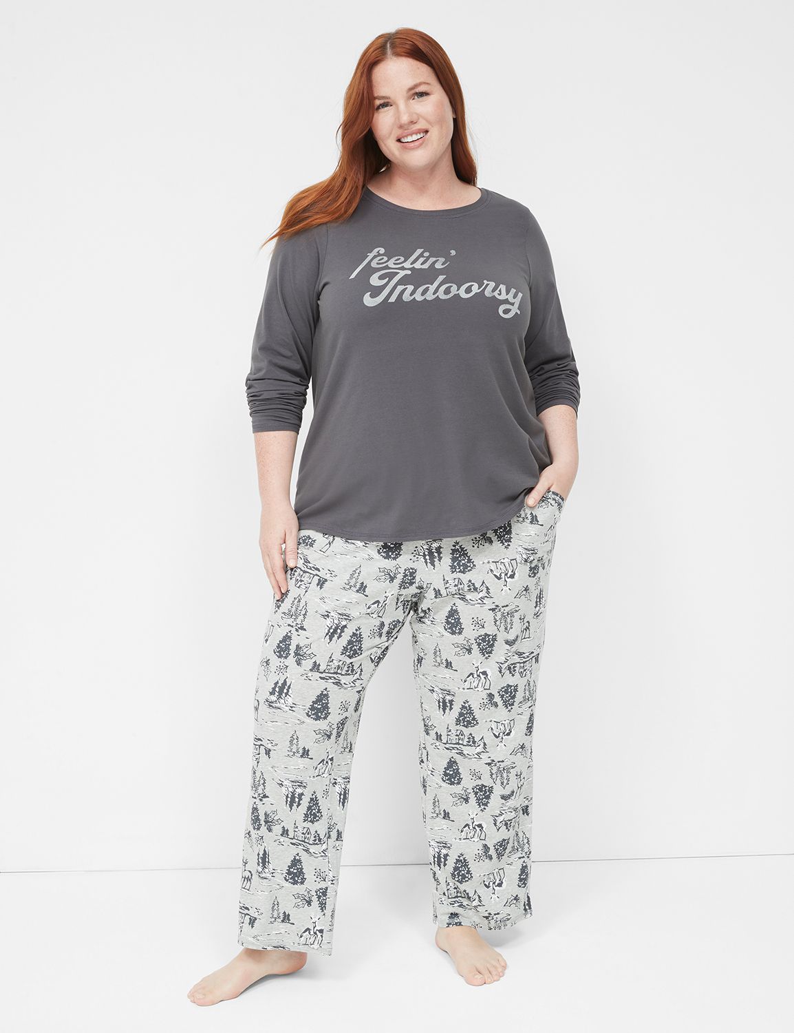 Block Pant Packaged PJ Set 1137848 Product Image 1