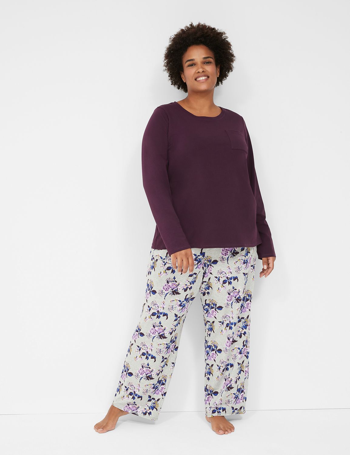 Ruched Cami & Pant PJ Set