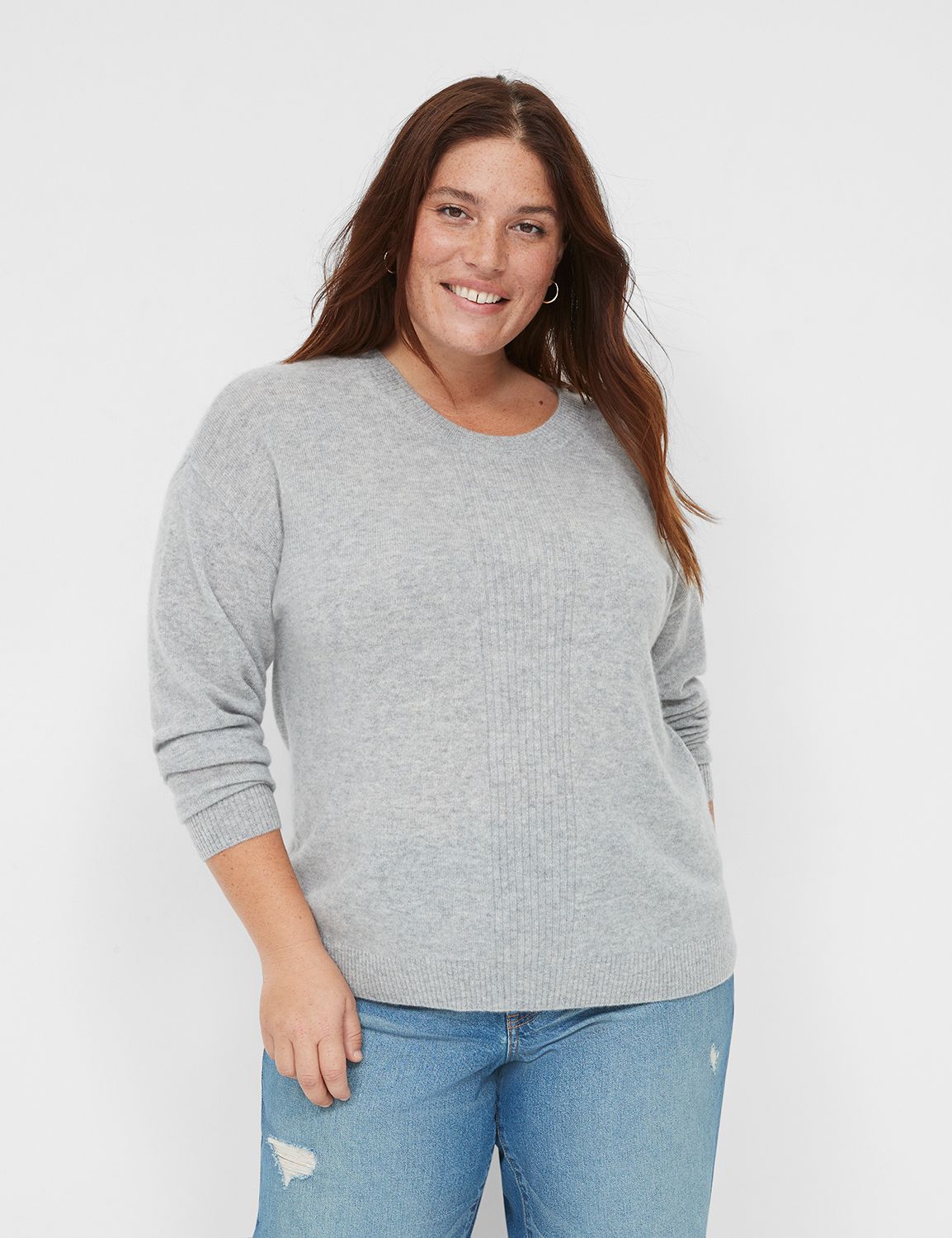 Bell sleeve cashmere clearance sweater