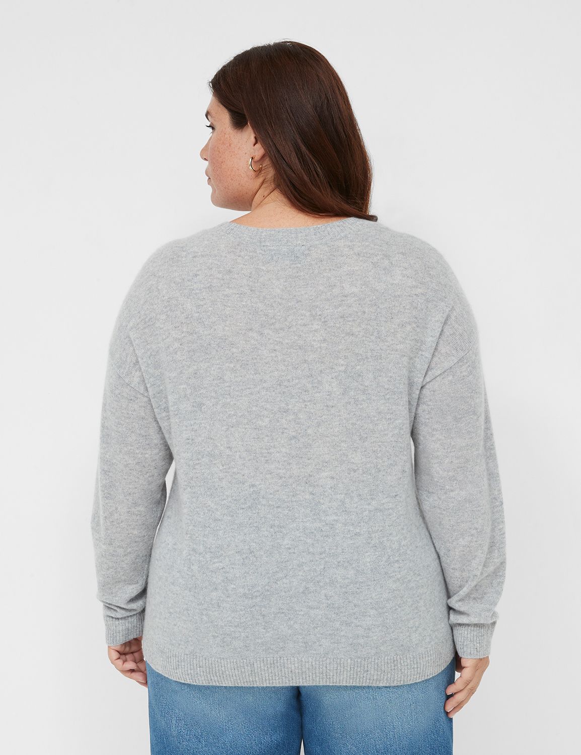 Bell sleeve cashmere clearance sweater