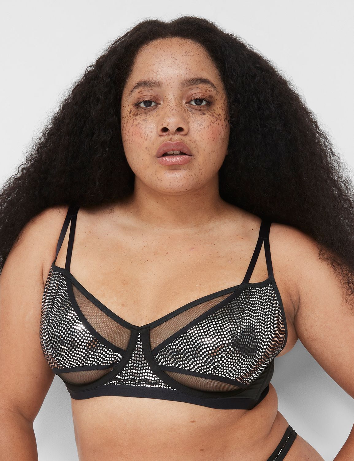 Metallic Strappy Demi 1137331 S Product Image 4