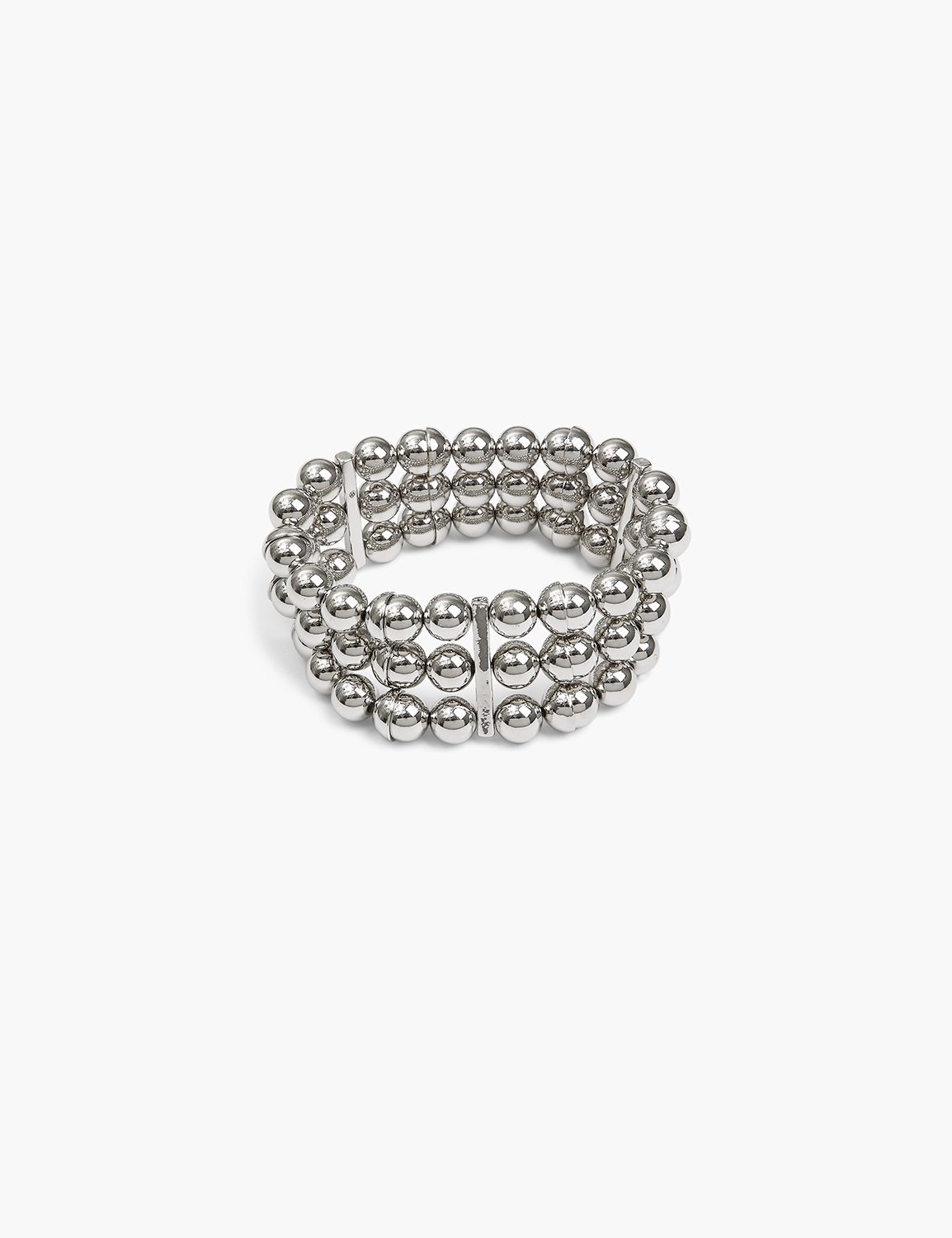 Metal Beaded Multi Row Stretch Brac Product Image 1