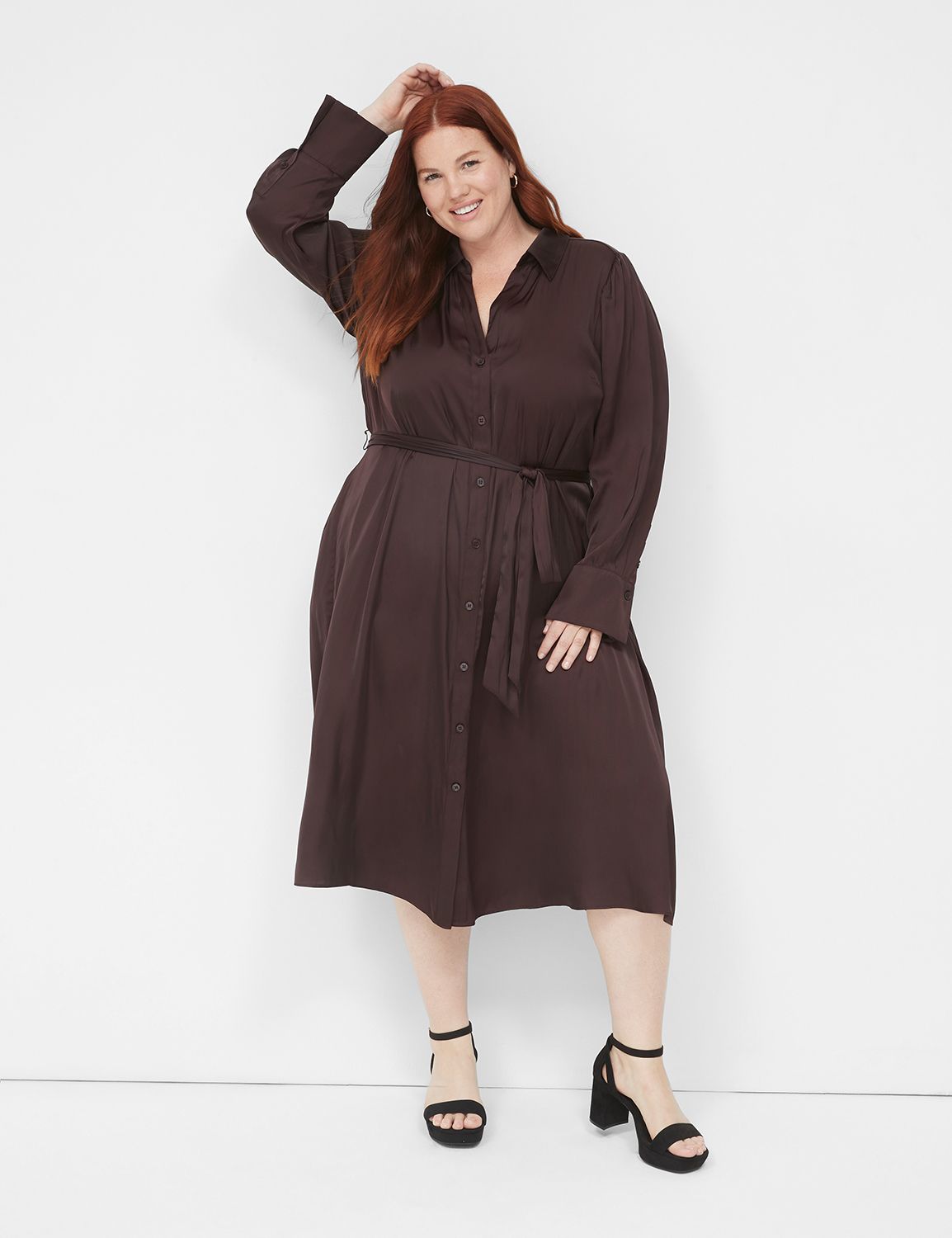 Lane bryant shirt dress online