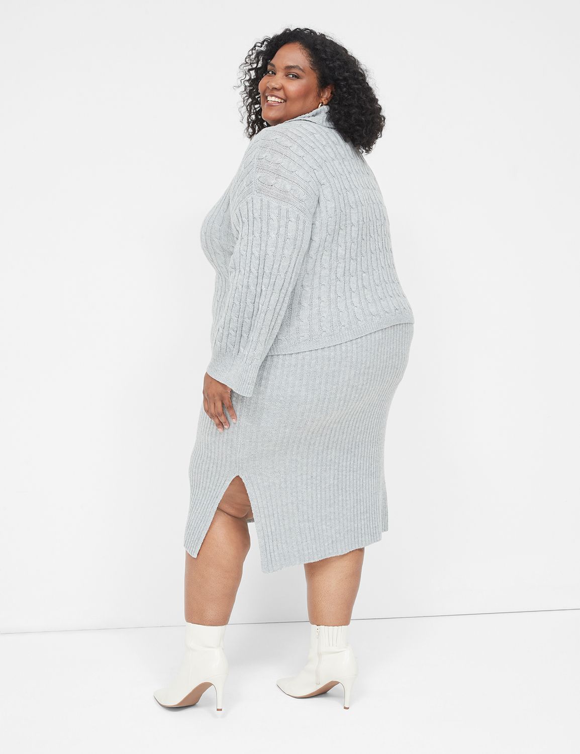 Tidlig Belønning Dårligt humør Turtleneck Two-Piece Sweater Dress | LaneBryant