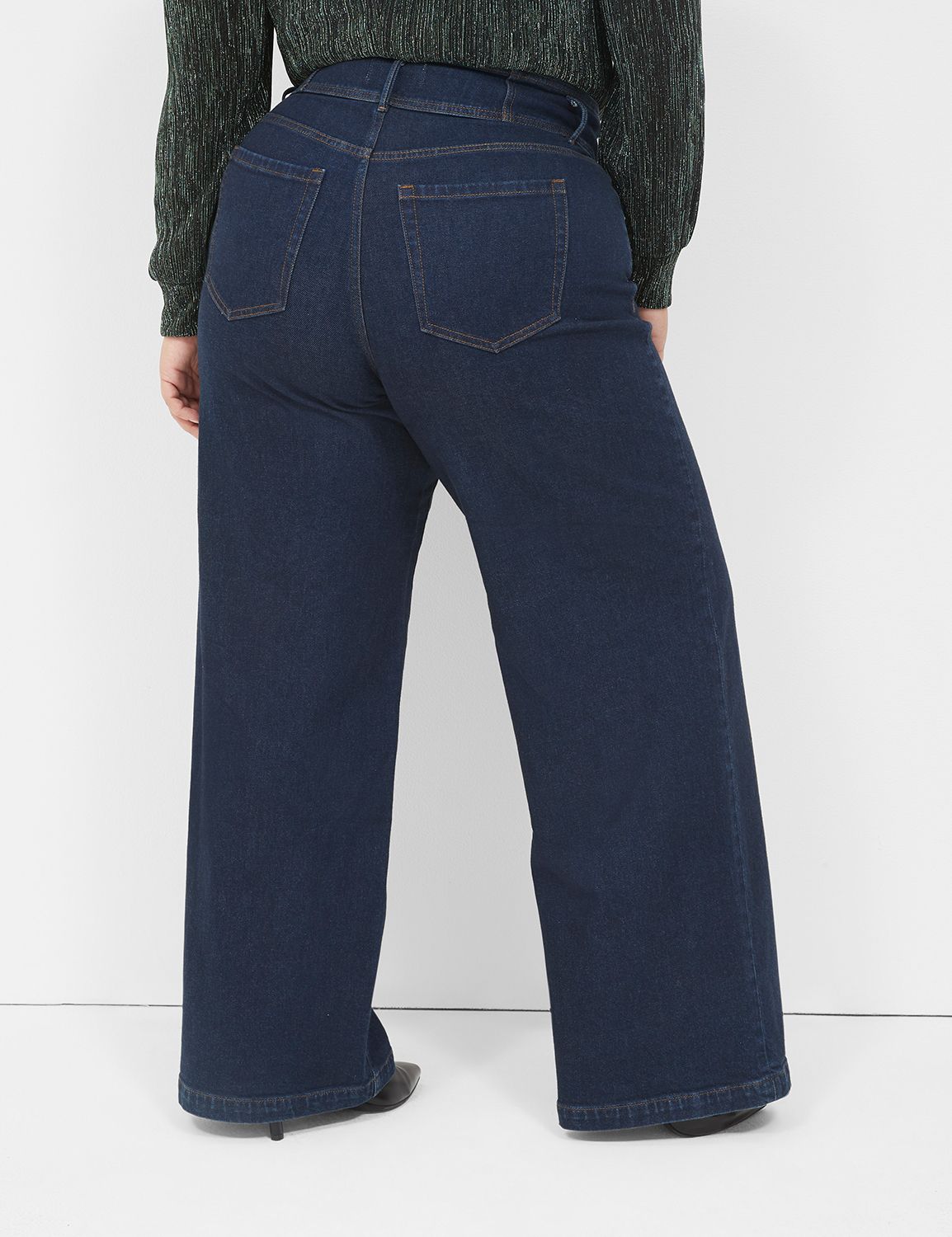 Seven7 Wide Leg Jean With Seam Detail