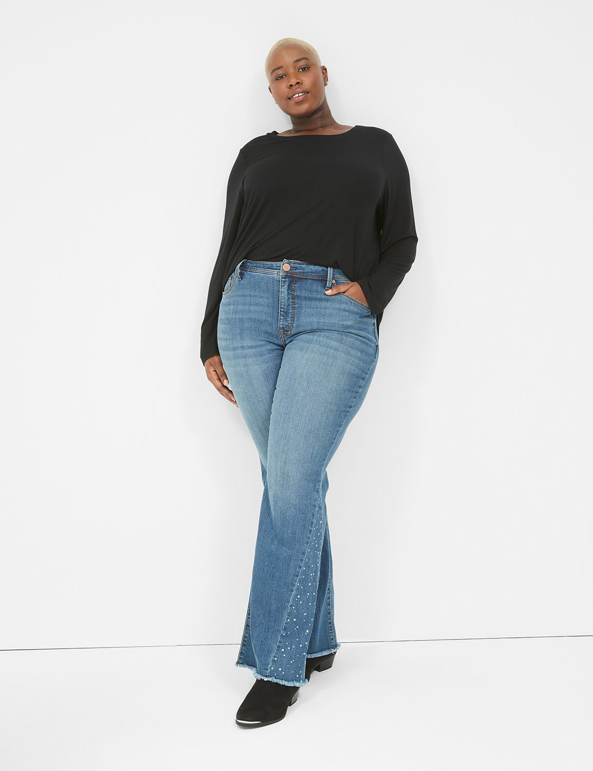 Ultra High Rise Flare Jean at Seven7 Jeans