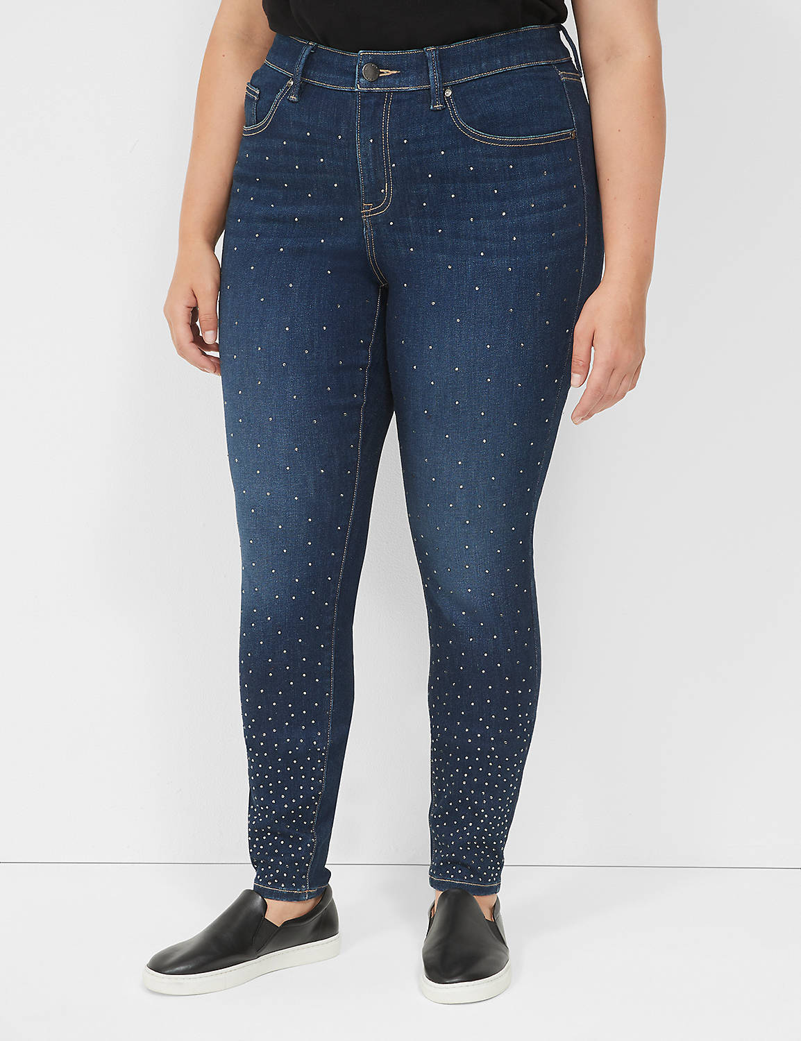 SIGNATURE MID RISE SKINNY - ALLOVER Product Image 1