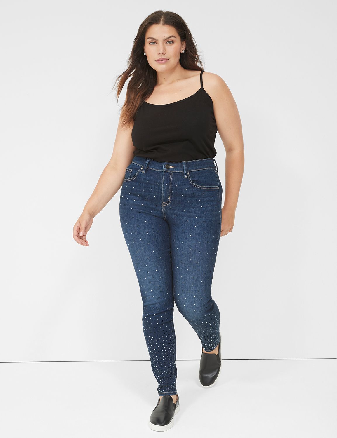 Lane Bryant Solid Blue Jeggings Size 22 (Plus) - 51% off